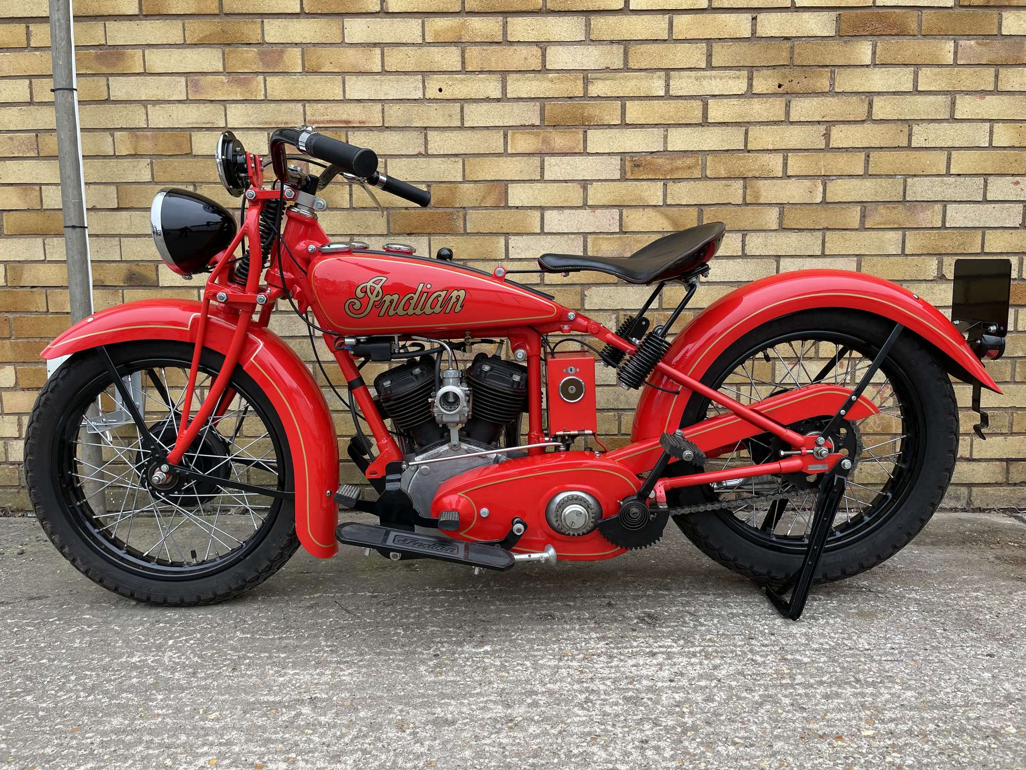 1937 Indian Scout 500cc-Sold