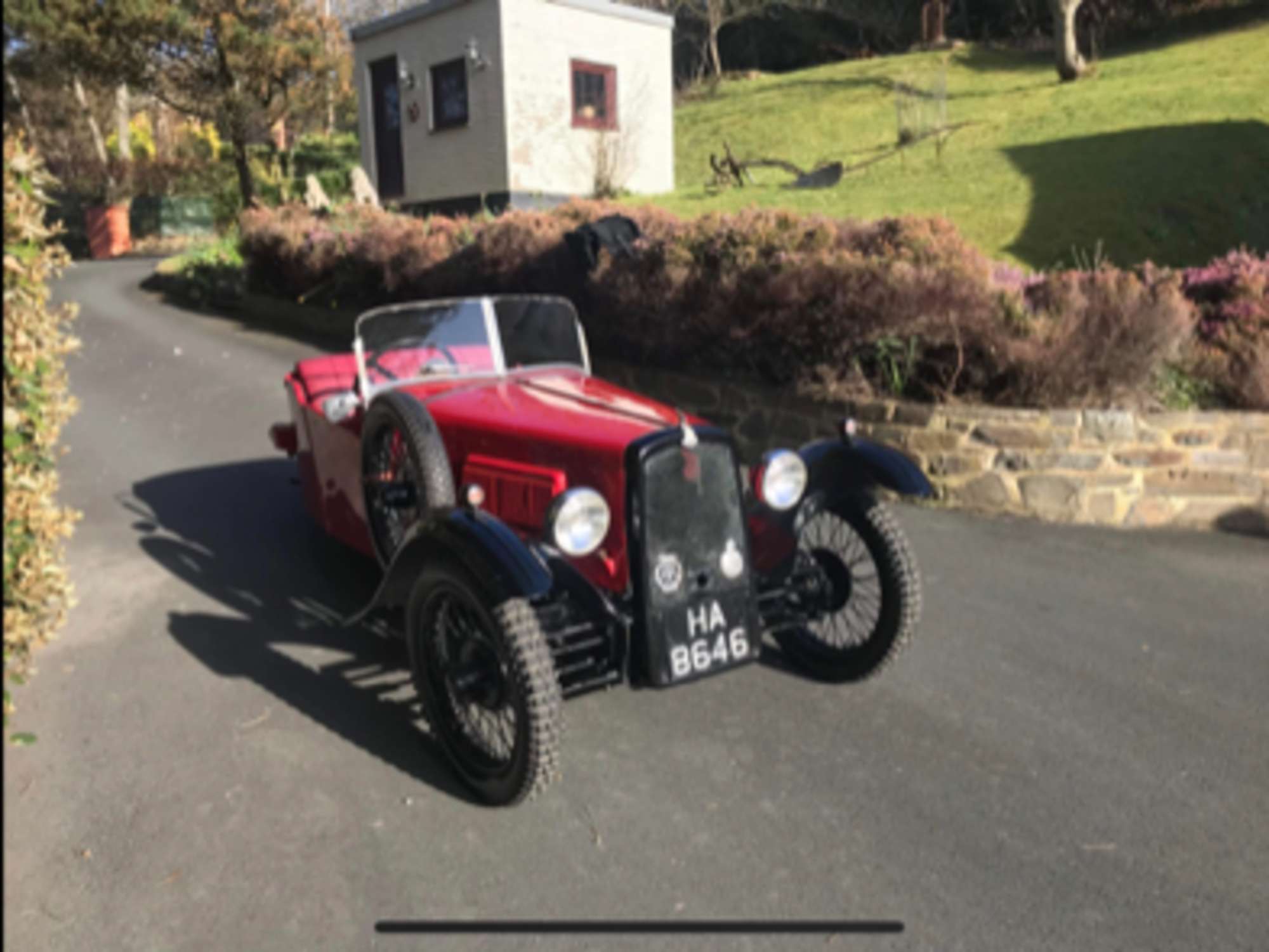 1933 BSA Three Wheeler 1021cc-Sold