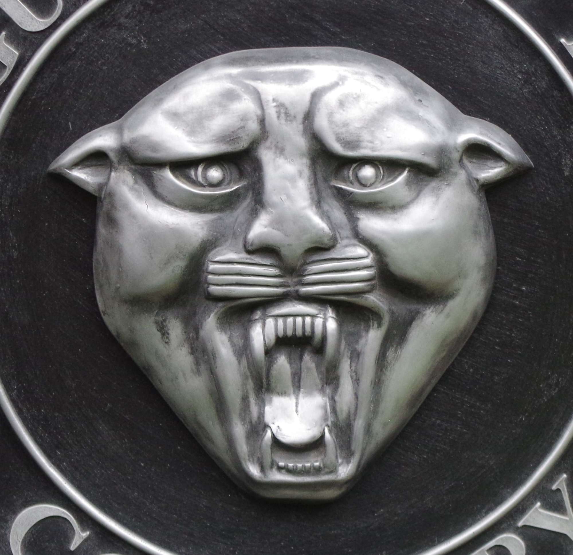 Cold Cast Aluminium Jaguar C-Type Sign-Sold