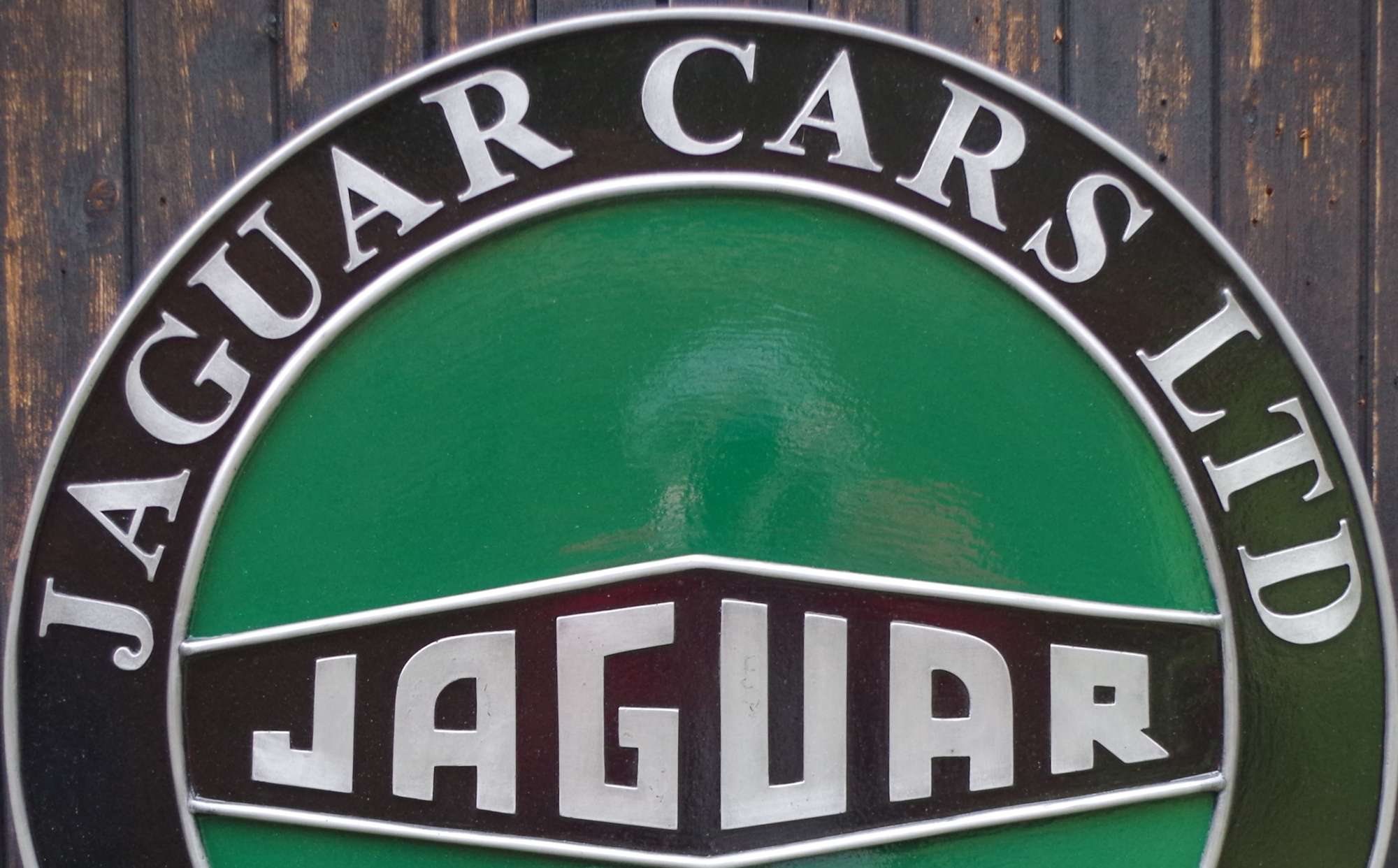 Cold Cast Aluminium Jaguar XK Shield-Sold