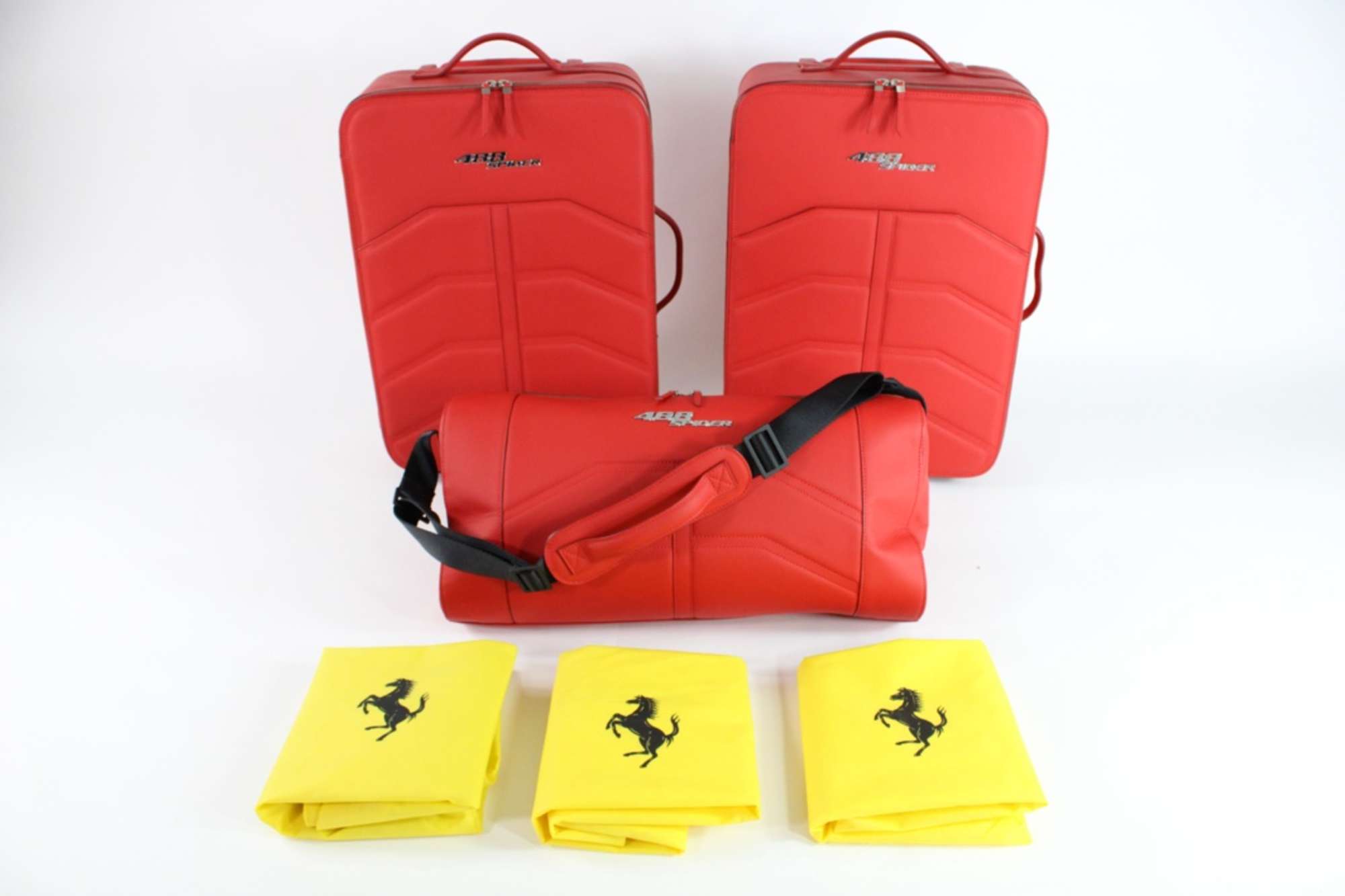 2015-2020 Ferrari 488 Spider Complete 3-Piece Schedoni Lugga-Auction Lot