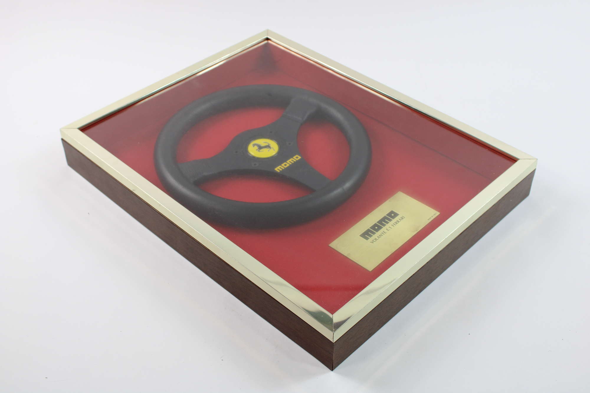 1992 Ferrari F1 MOMO Steering Wheel Framed -Auction Lot