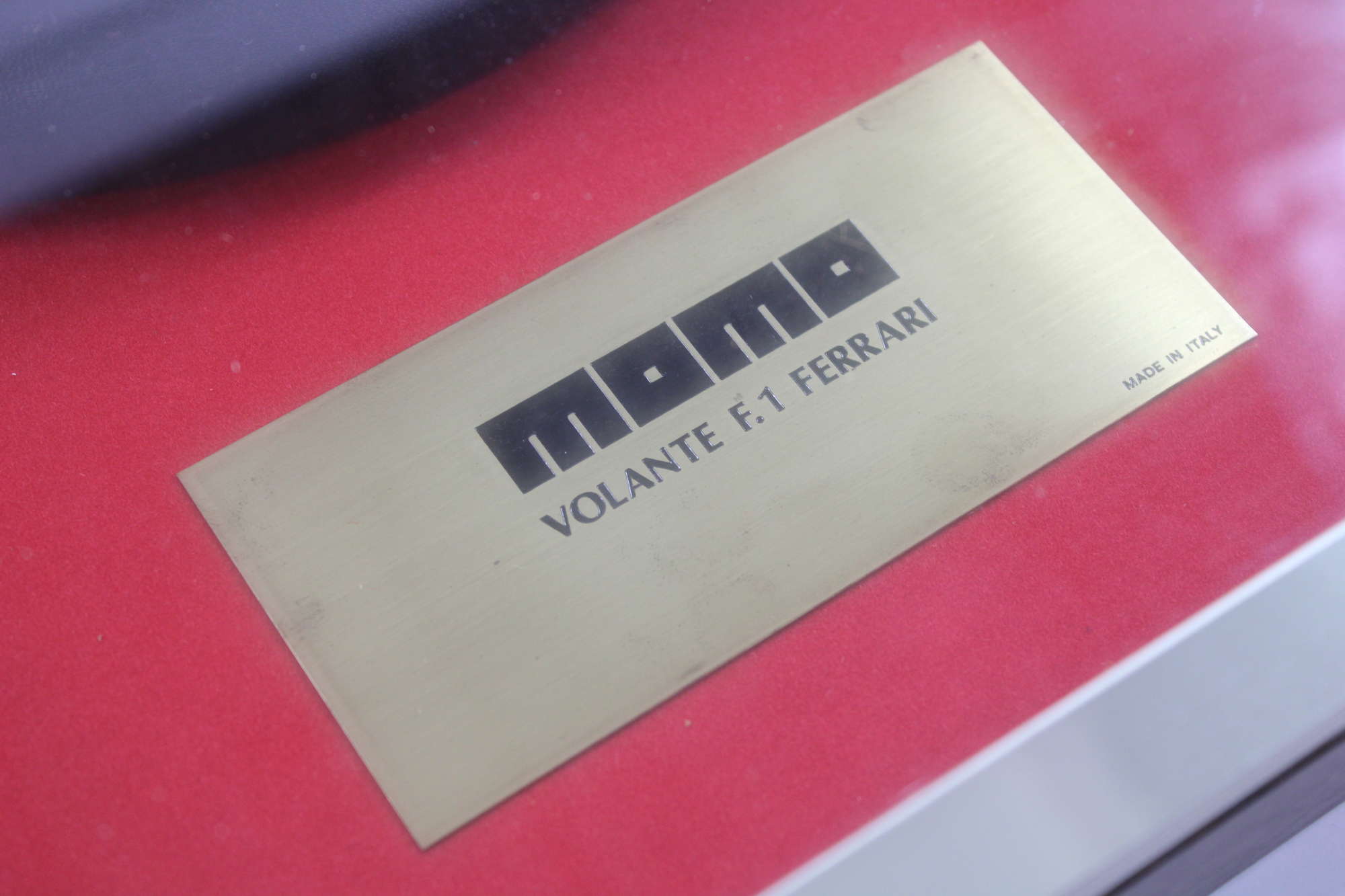 1992 Ferrari F1 MOMO Steering Wheel Framed -Auction Lot