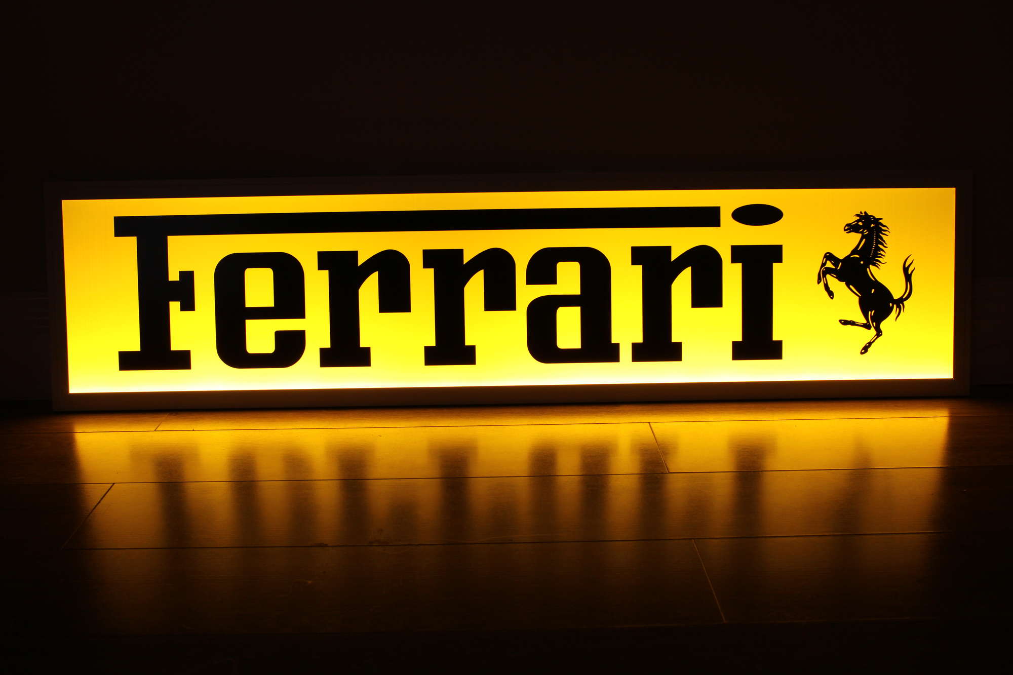Ferrari Style Illuminated Sign-Sold
