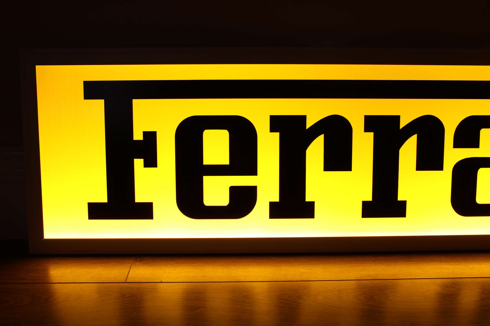 Ferrari Style Illuminated Sign-Sold