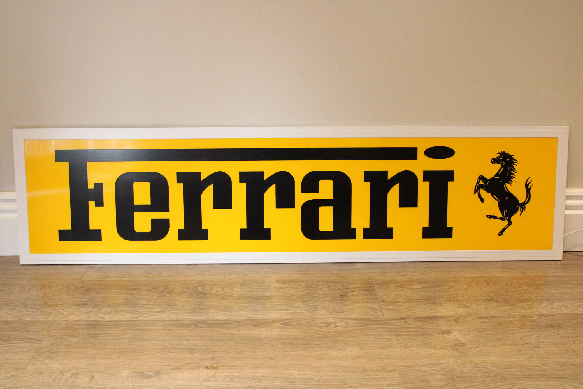 Ferrari Style Illuminated Sign-Sold
