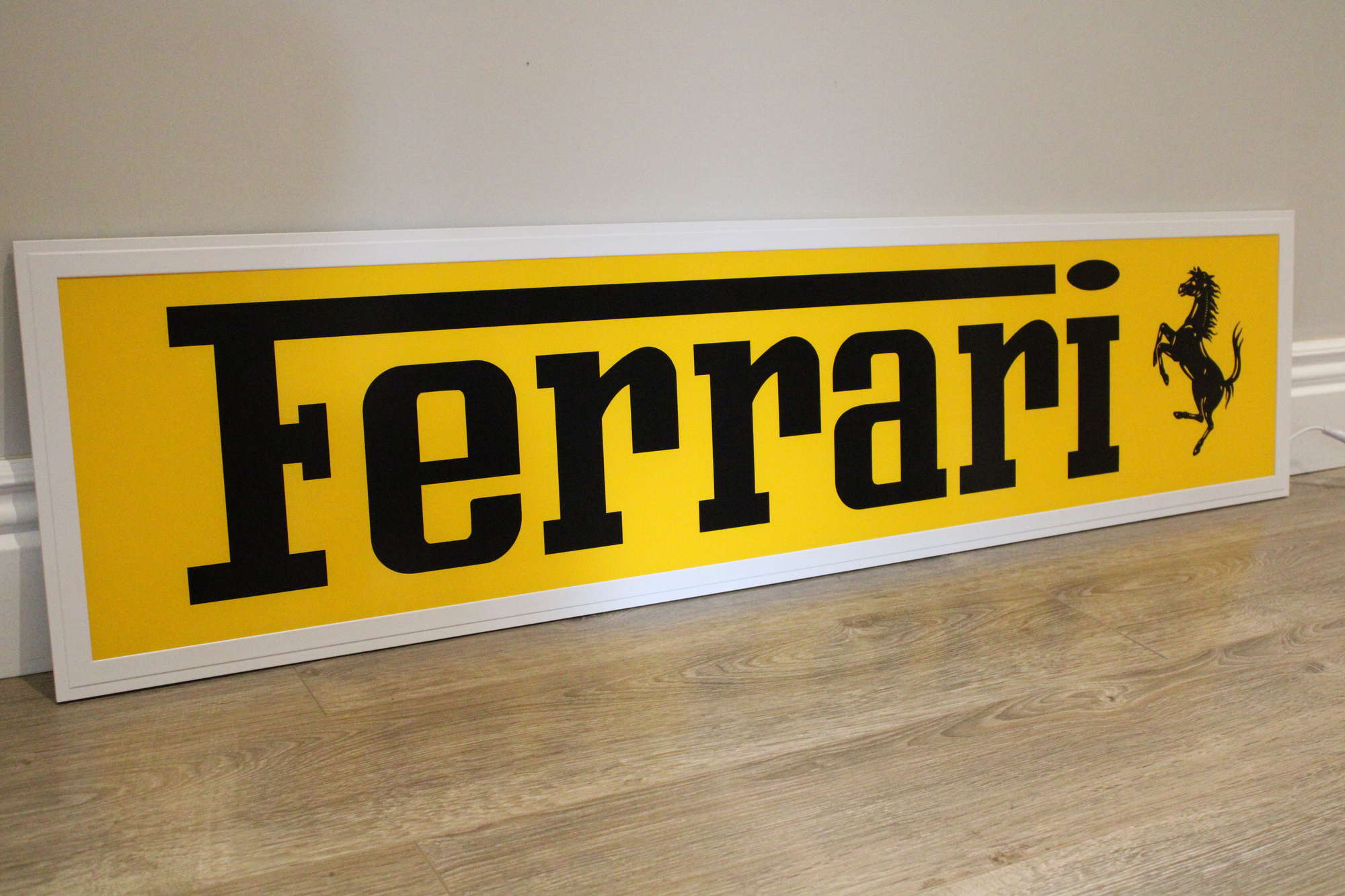Ferrari Style Illuminated Sign-Sold