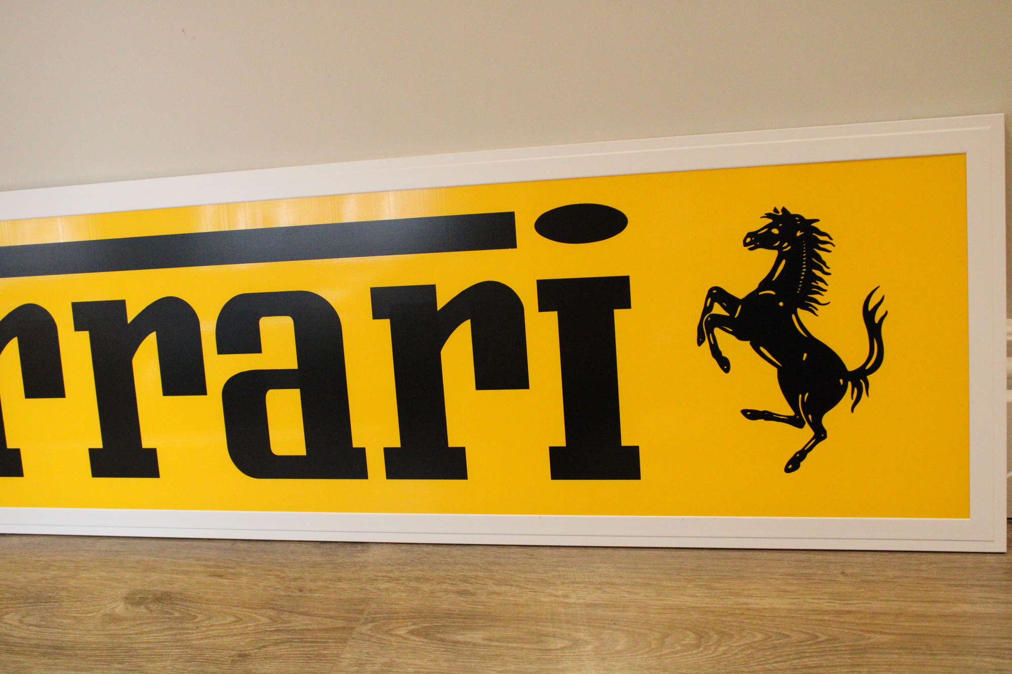 Ferrari Style Illuminated Sign-Sold
