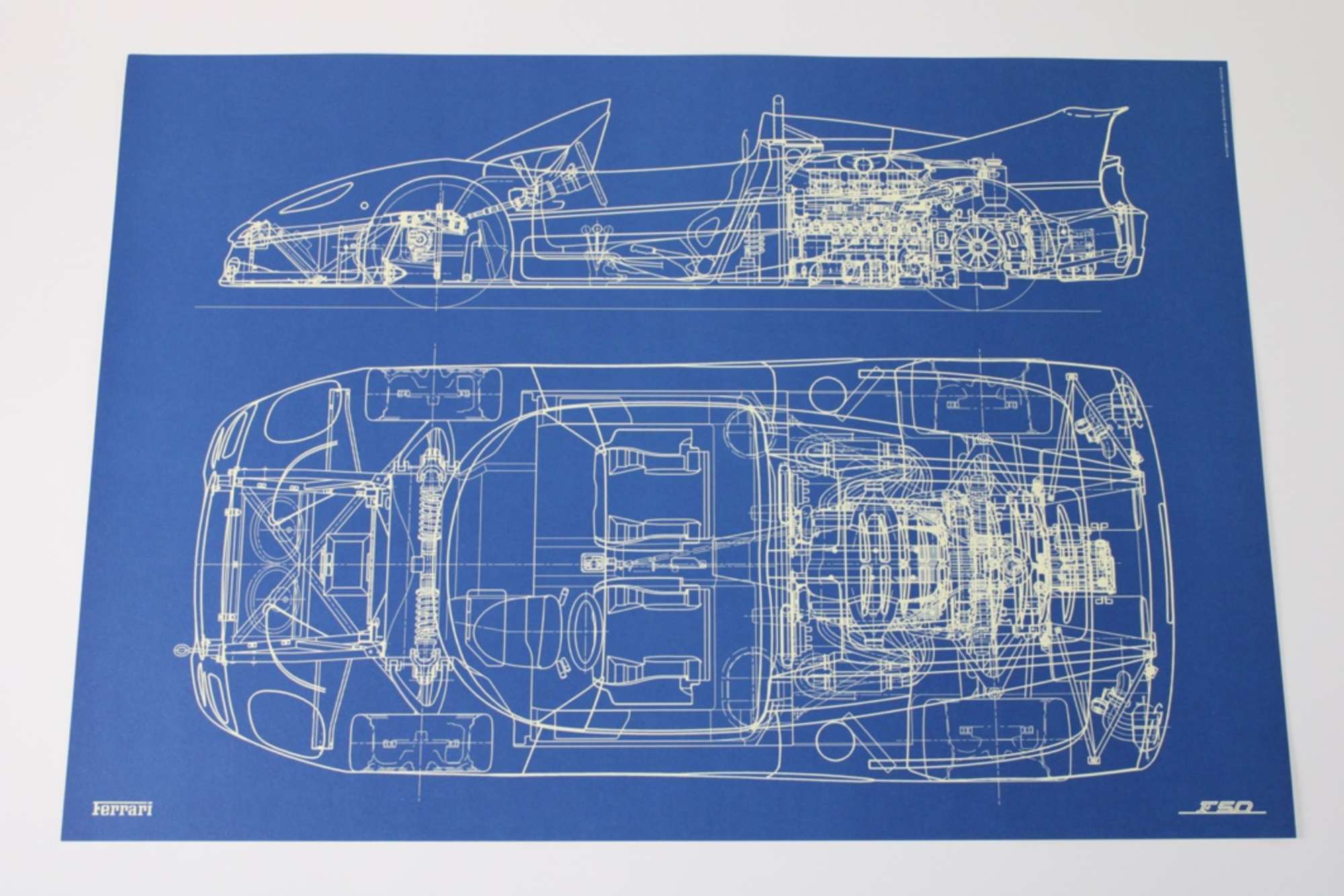 Ferrari F50 Lithograph Set-Auction Lot