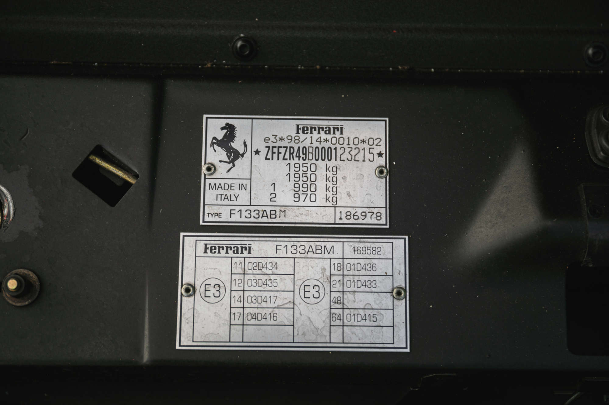 2001 Ferrari 550 WSR-Auction Lot