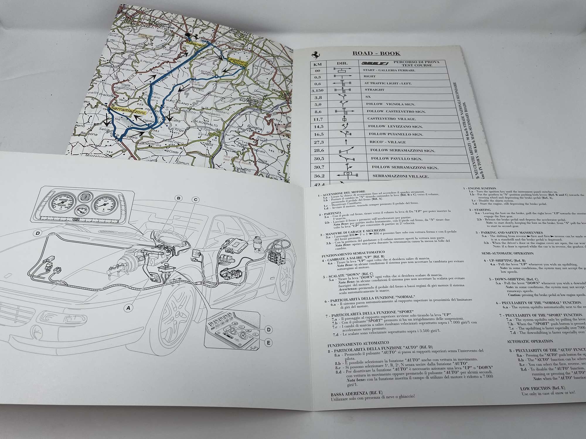 Assortment of Ferrari Dealership Brochures and Promotional L-Sold