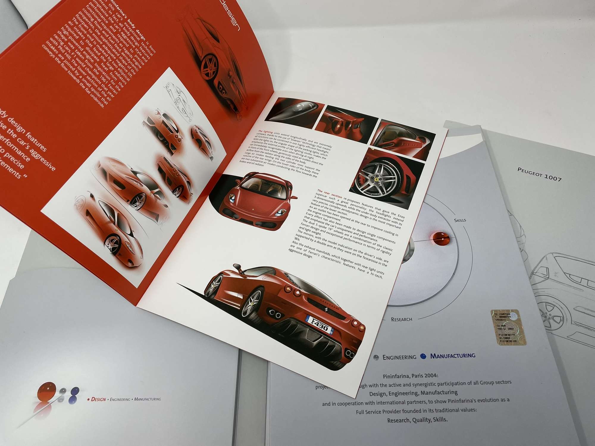 Assortment of Ferrari Dealership Brochures and Promotional L-Sold