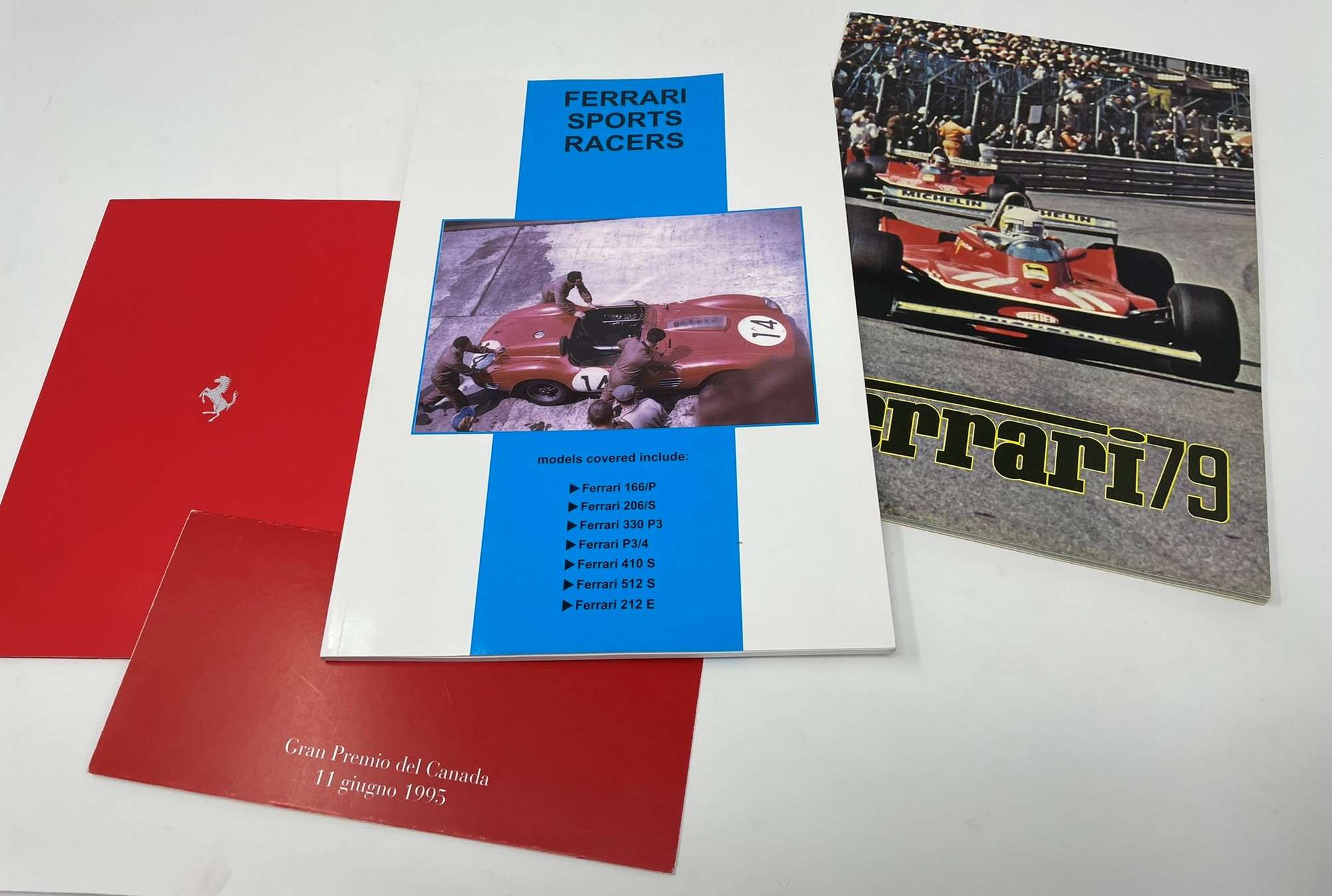 Assortment of Ferrari Dealership Brochures and Promotional L-Sold