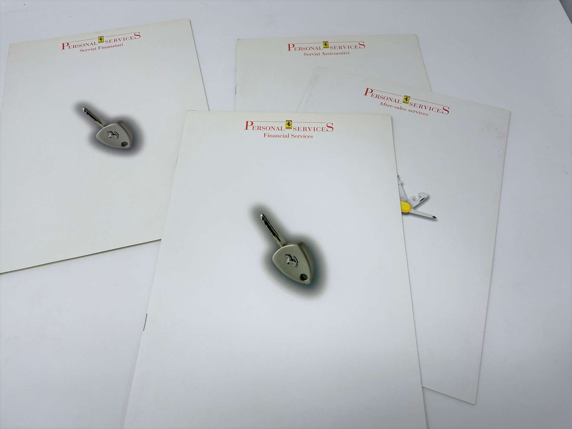 Assortment of Ferrari Dealership Brochures and Promotional L-Sold