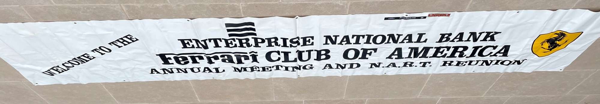 ENB Ferrari Club Of America Full-length Banner-Sold
