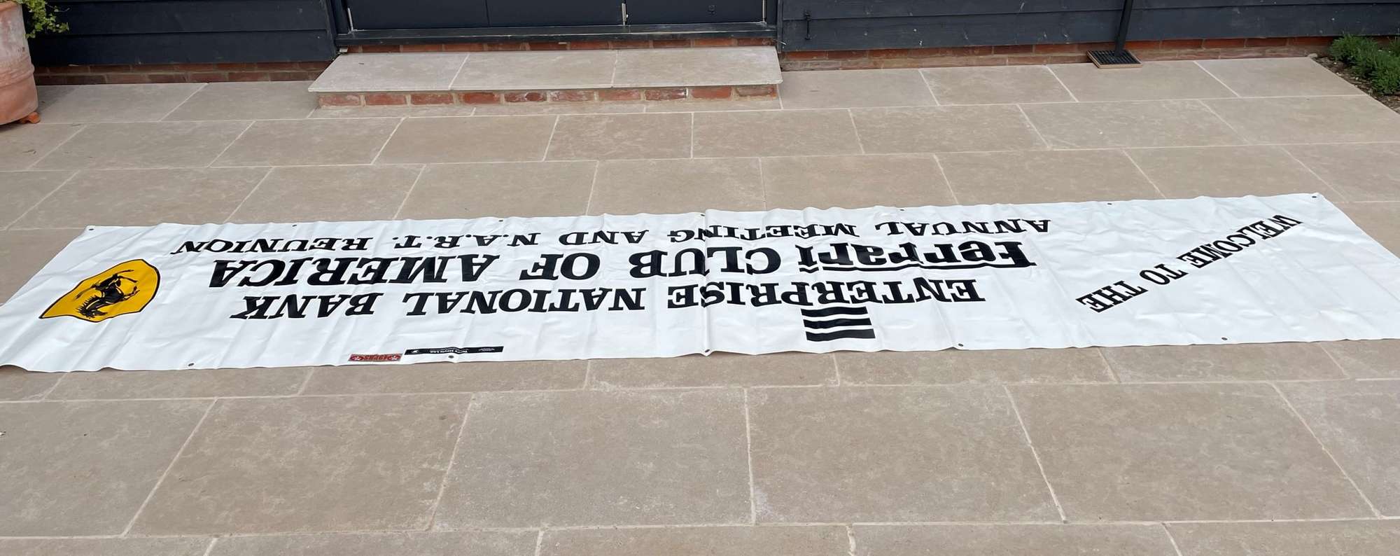 ENB Ferrari Club Of America Full-length Banner-Sold