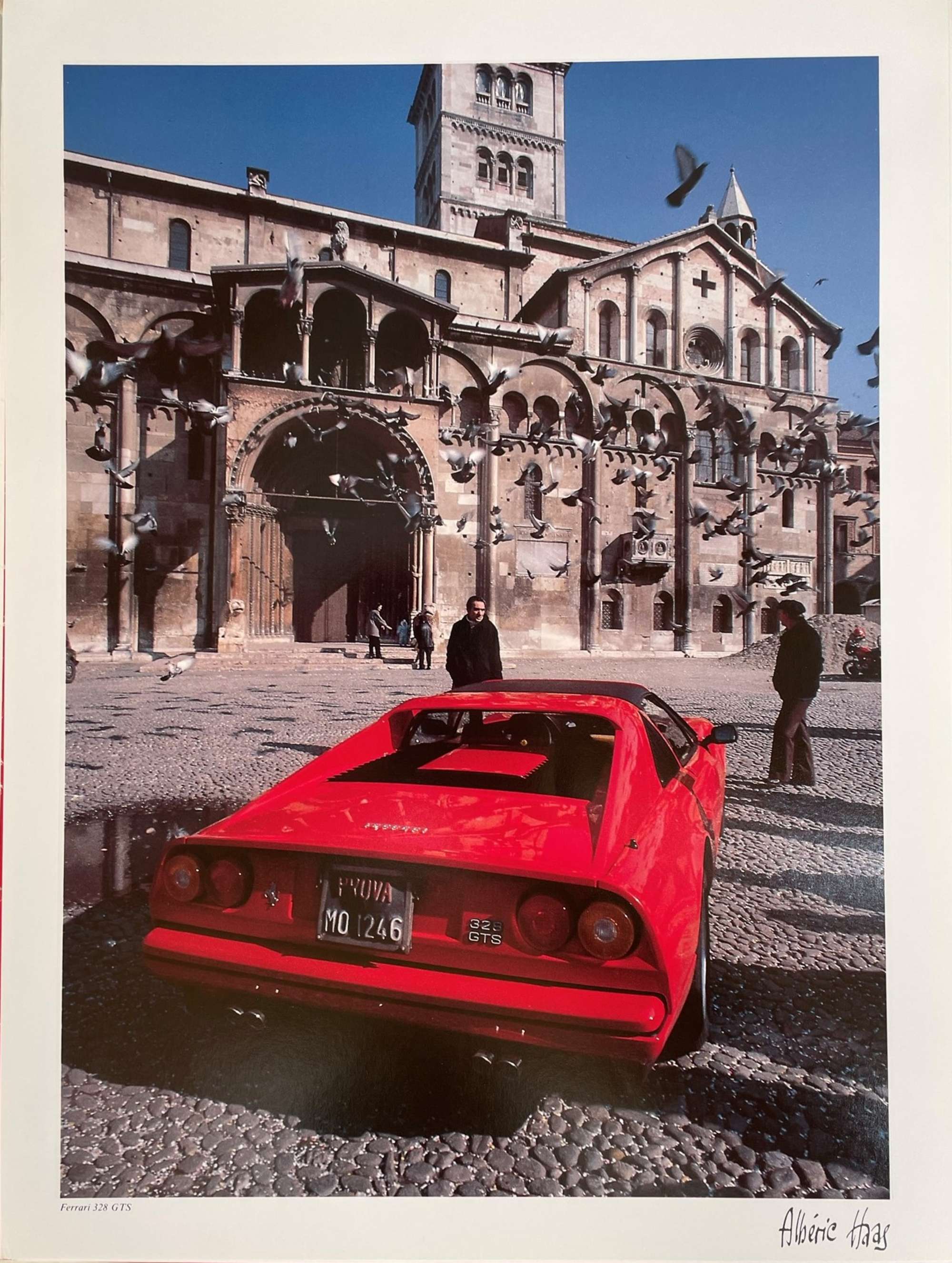 Lovely Selection of 16 Classic Genuine Ferrari Prints-Sold