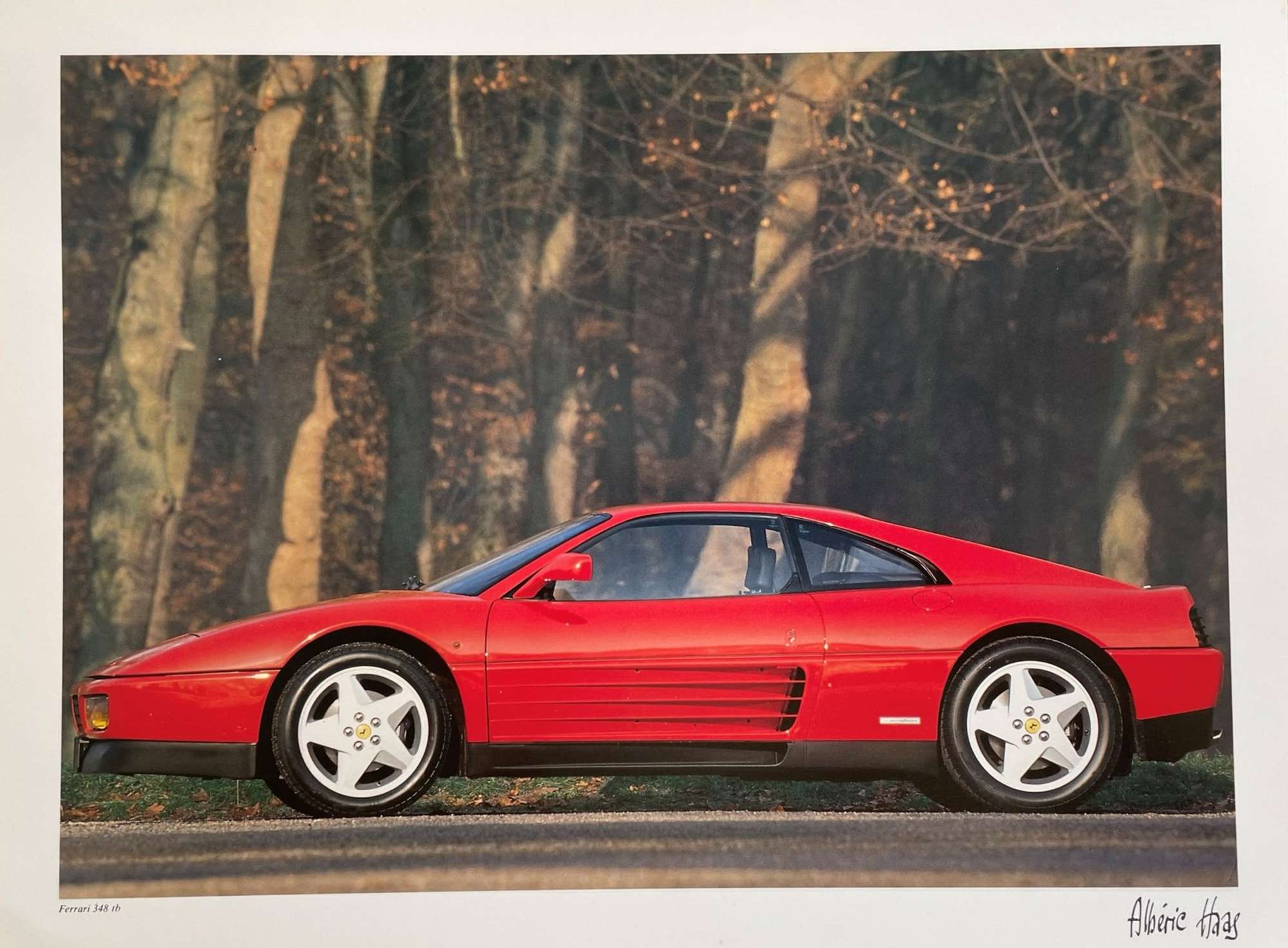 Lovely Selection of 16 Classic Genuine Ferrari Prints-Sold