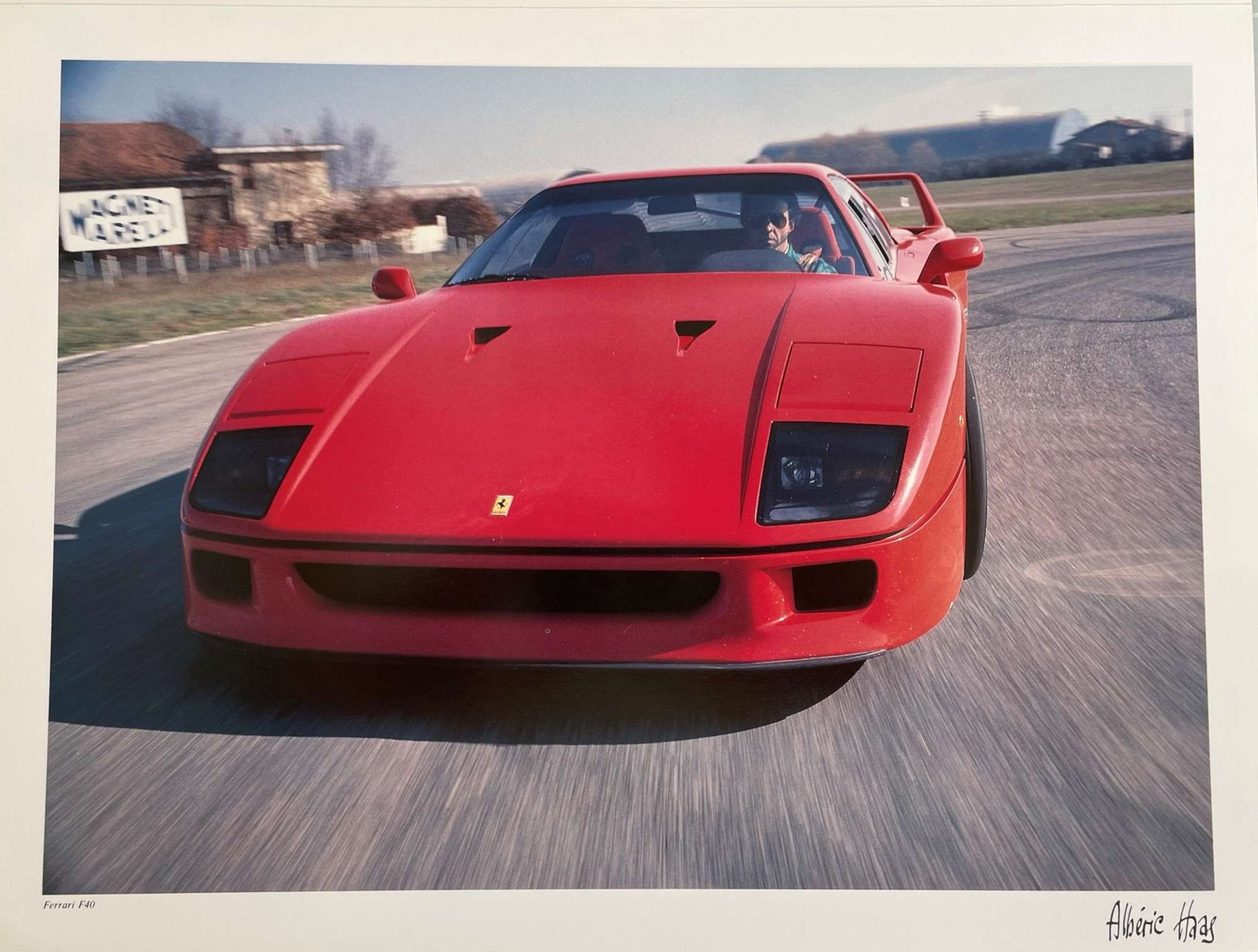 Lovely Selection of 16 Classic Genuine Ferrari Prints-Sold