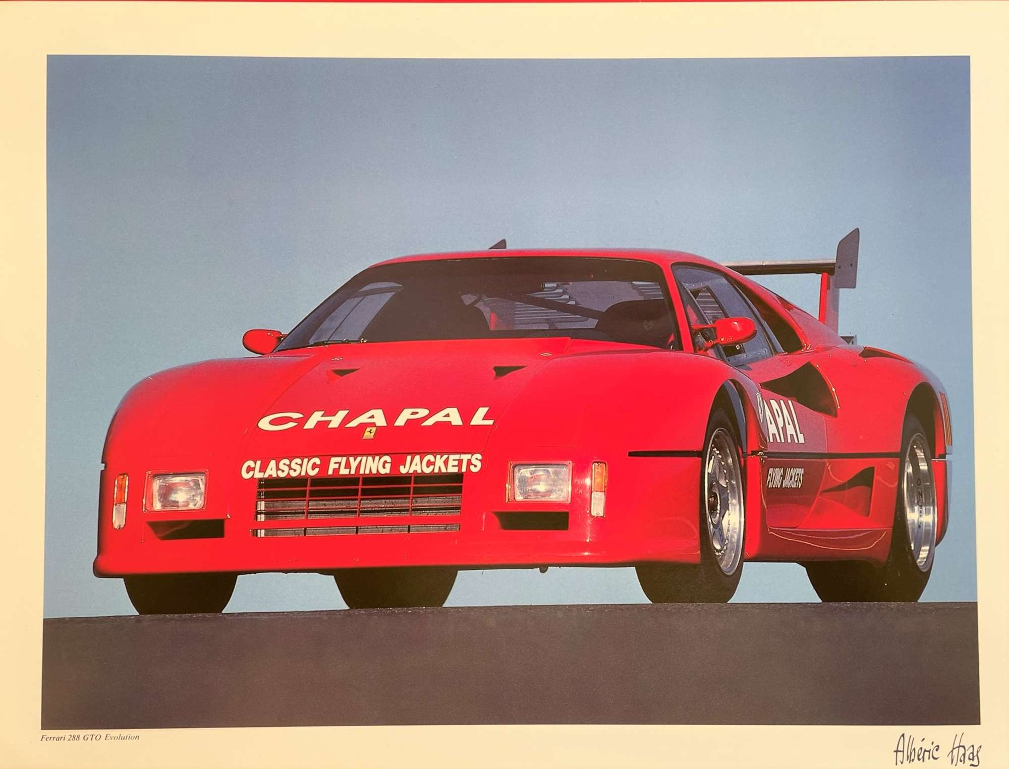 Lovely Selection of 16 Classic Genuine Ferrari Prints-Sold