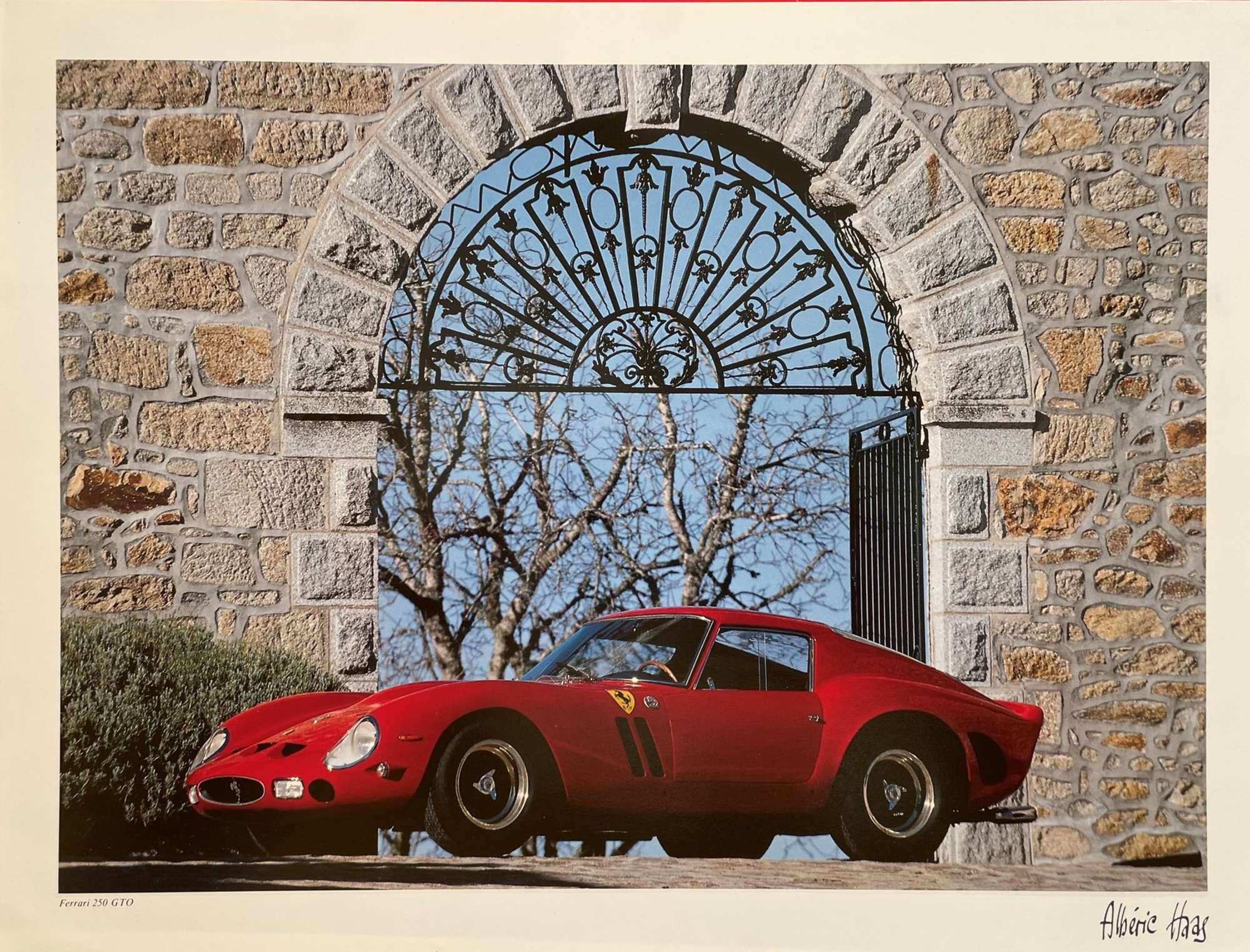 Lovely Selection of 16 Classic Genuine Ferrari Prints-Sold