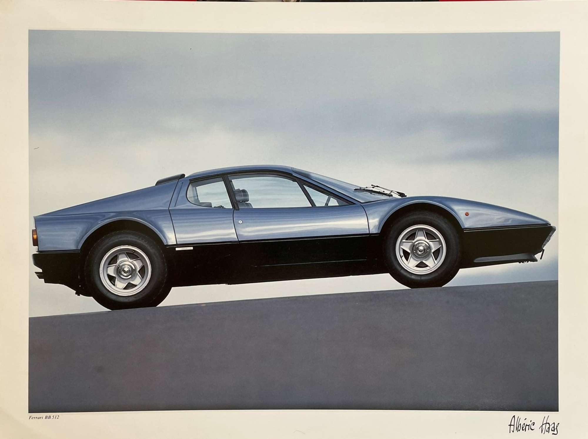 Lovely Selection of 16 Classic Genuine Ferrari Prints-Sold