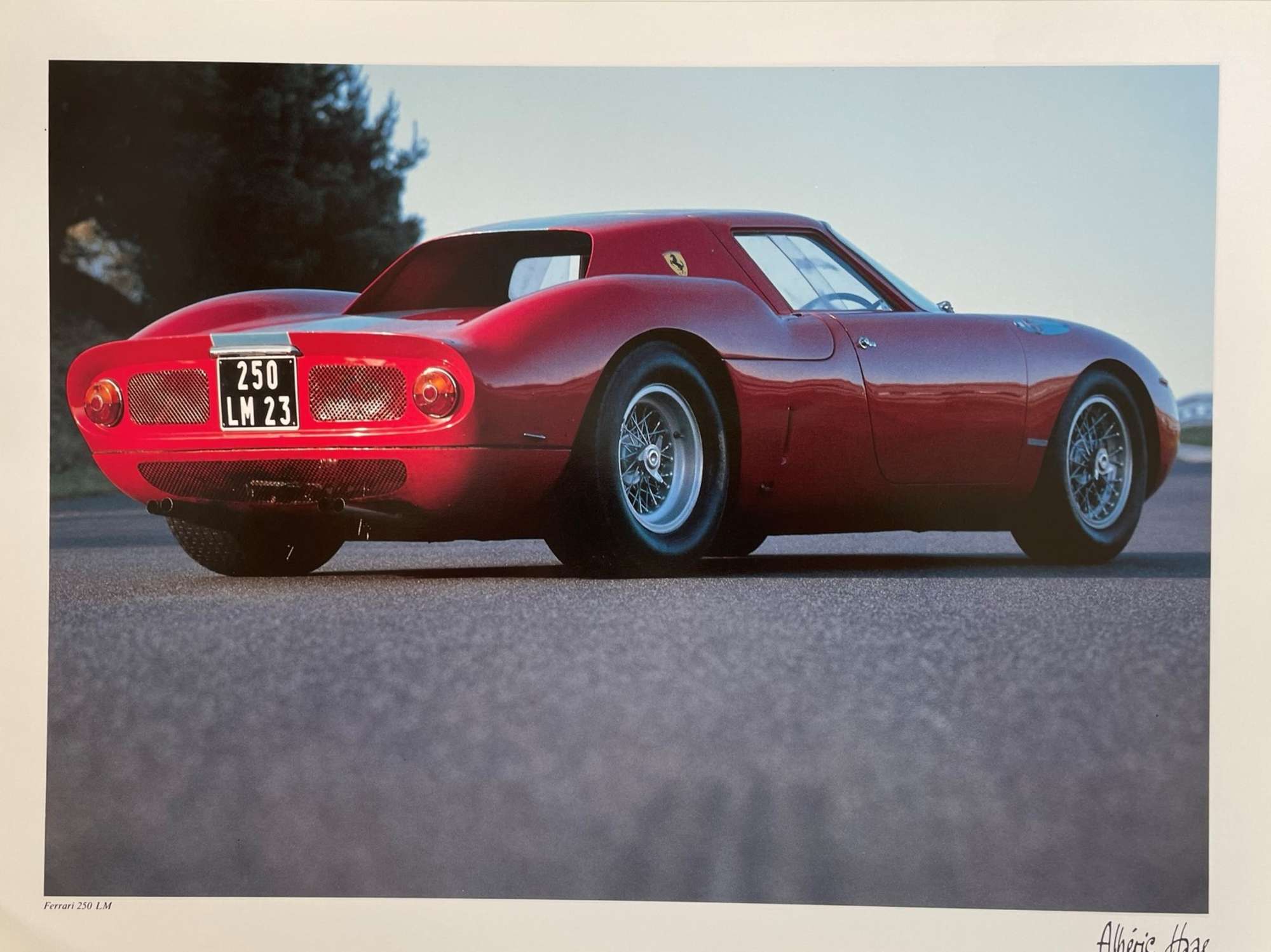 Lovely Selection of 16 Classic Genuine Ferrari Prints-Sold
