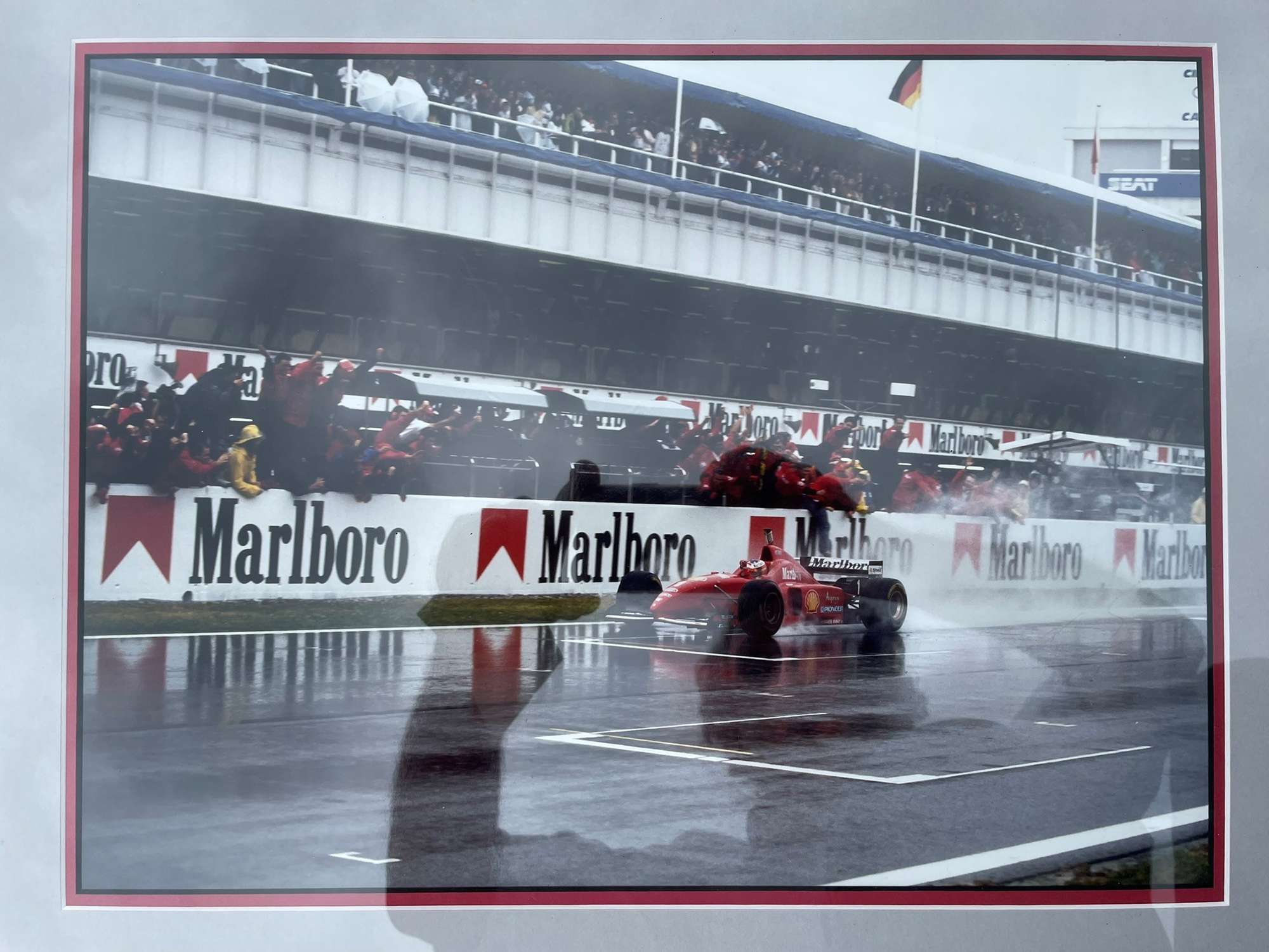 Six Assorted Racing Ferrari Prints-Sold