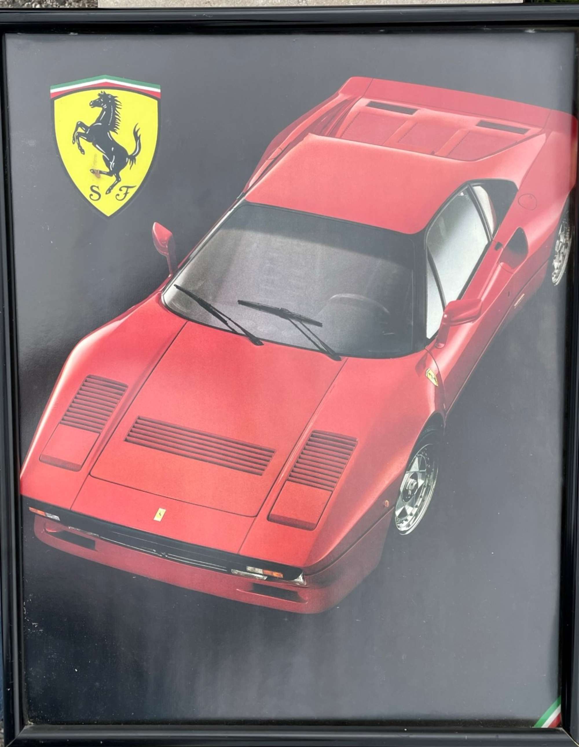 A Mix of 7 Ferrari Road Car Prints-Sold