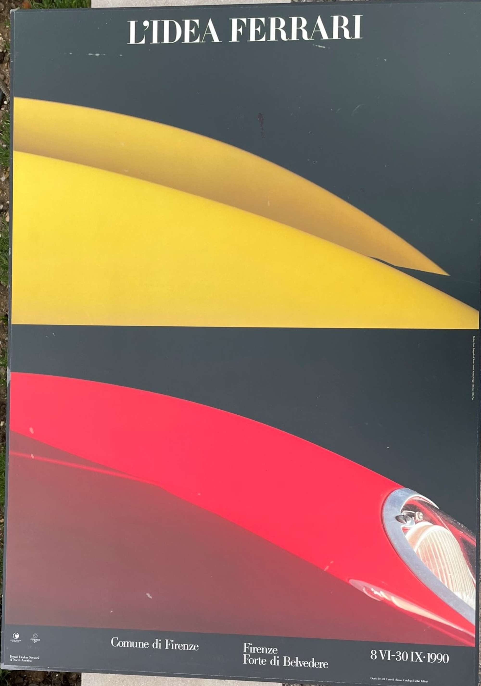 A Mix of 7 Ferrari Road Car Prints-Sold