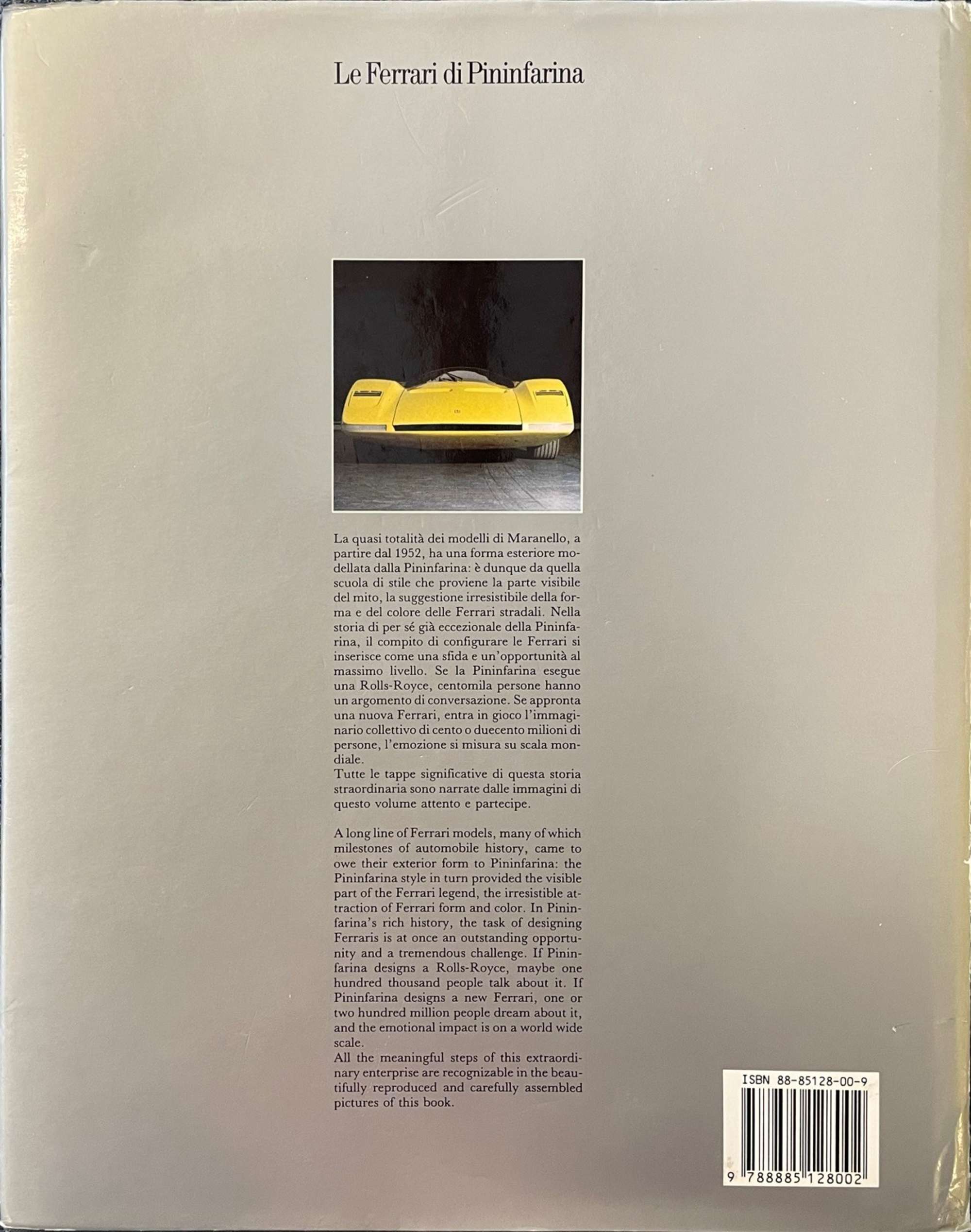 Le Ferrari Di Pininfarina by Angelo Tito Anselmi-Sold