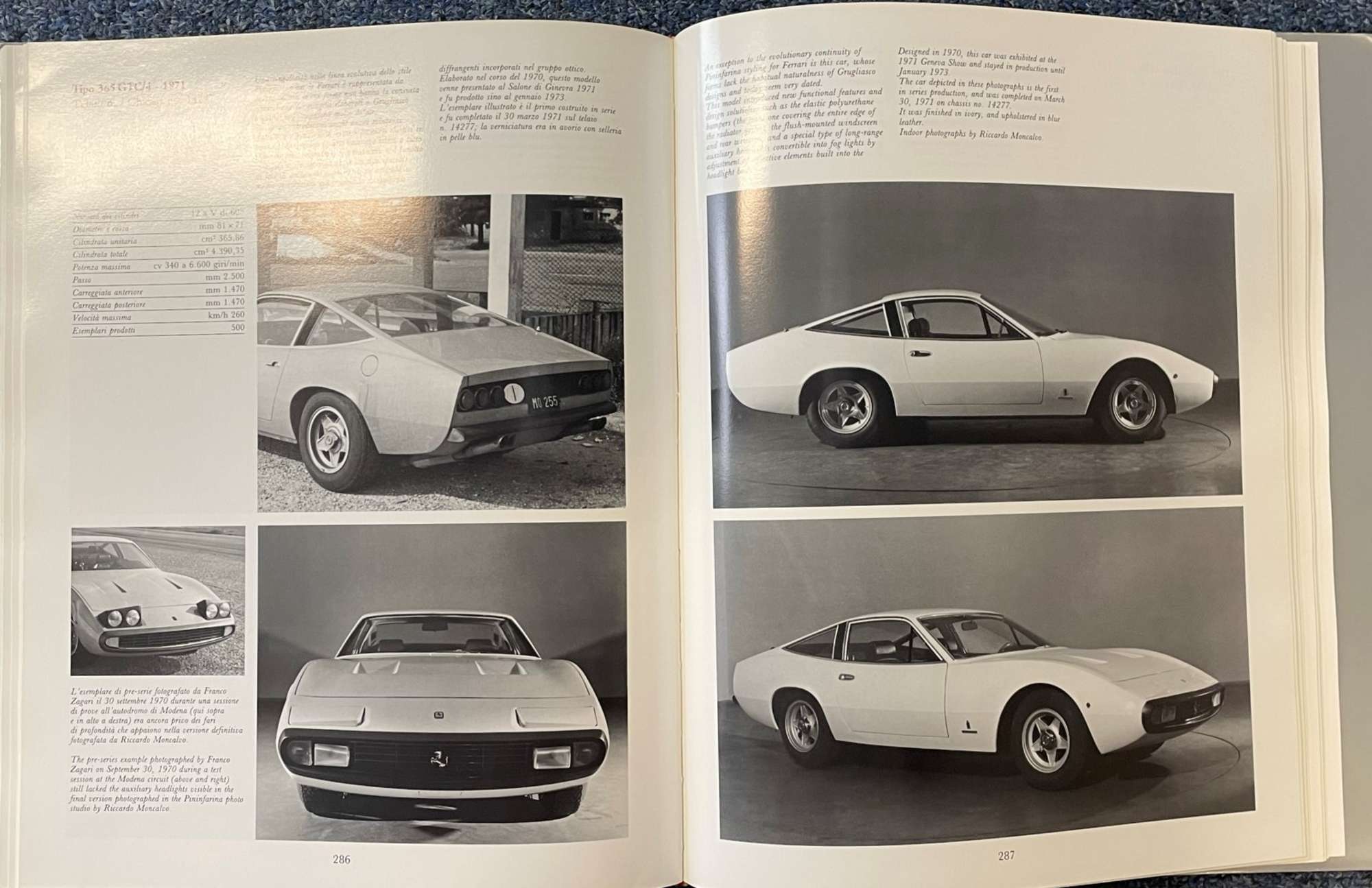 Le Ferrari Di Pininfarina by Angelo Tito Anselmi-Sold