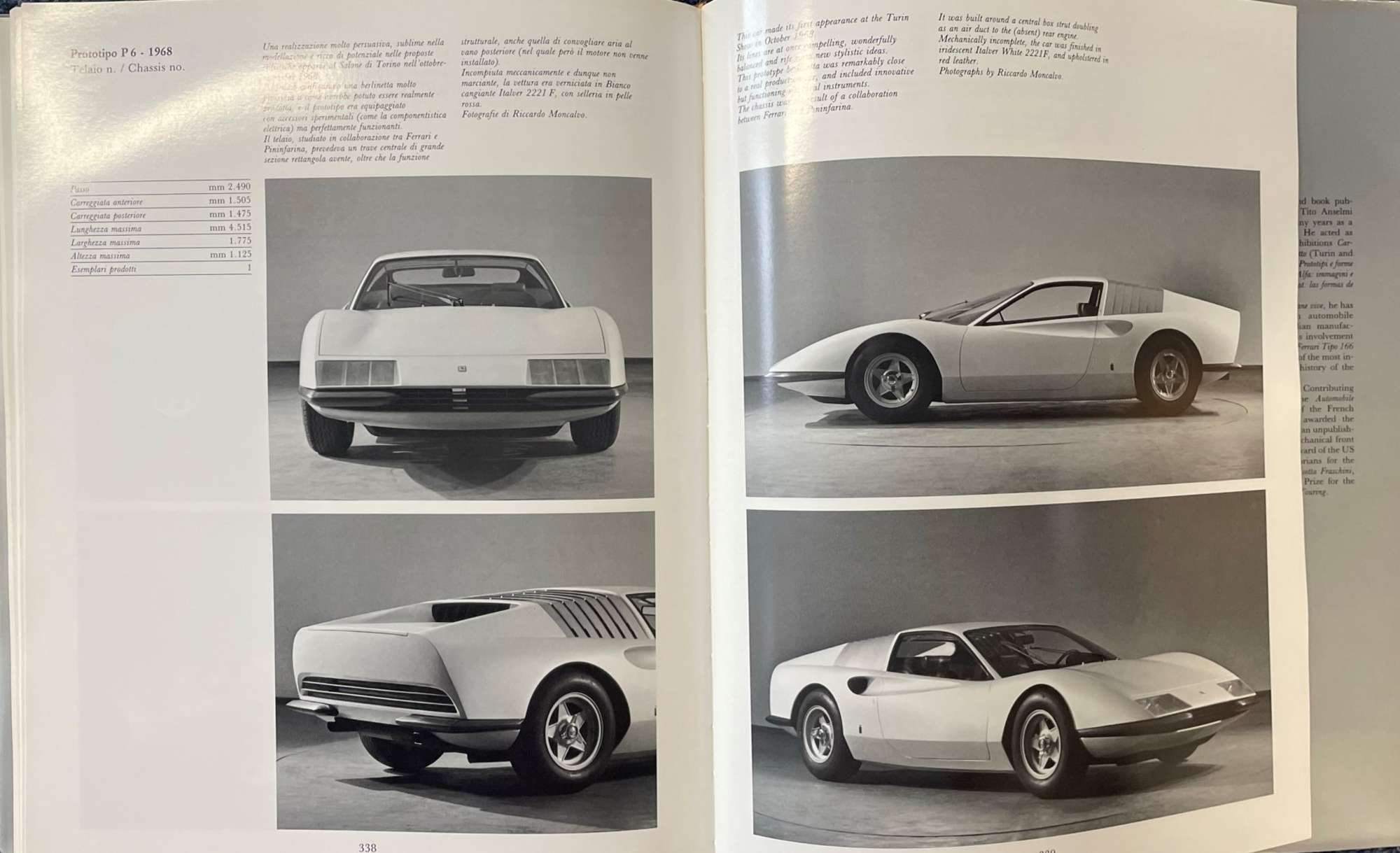 Le Ferrari Di Pininfarina by Angelo Tito Anselmi-Sold