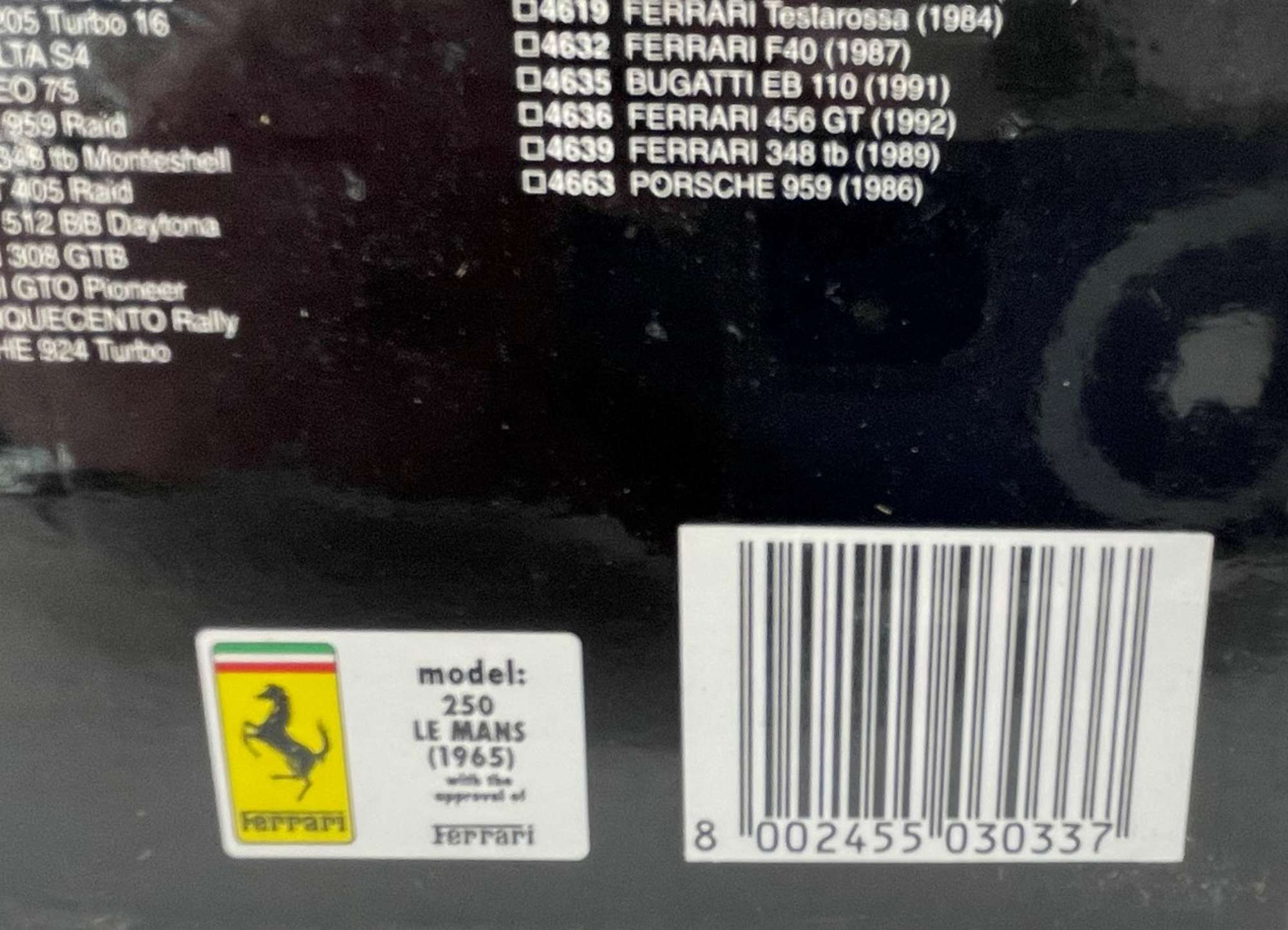 Selection of Model Ferraris-Sold