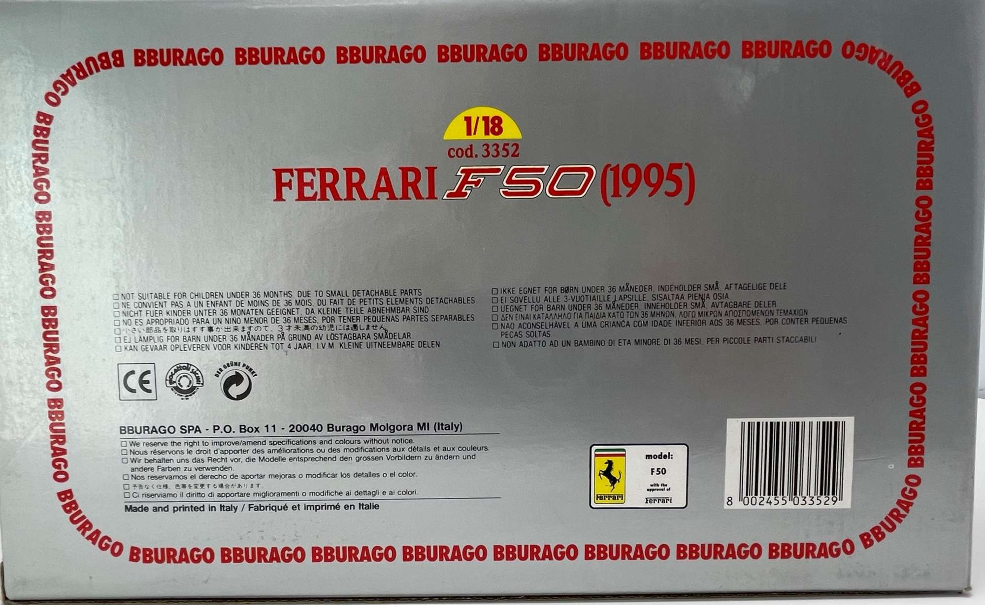 Selection of Model Ferraris-Sold