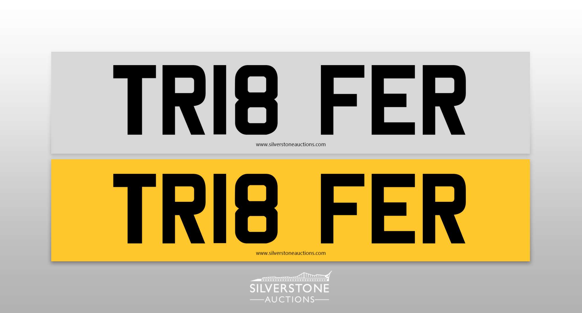 Registration Number TR18 FER-Sold