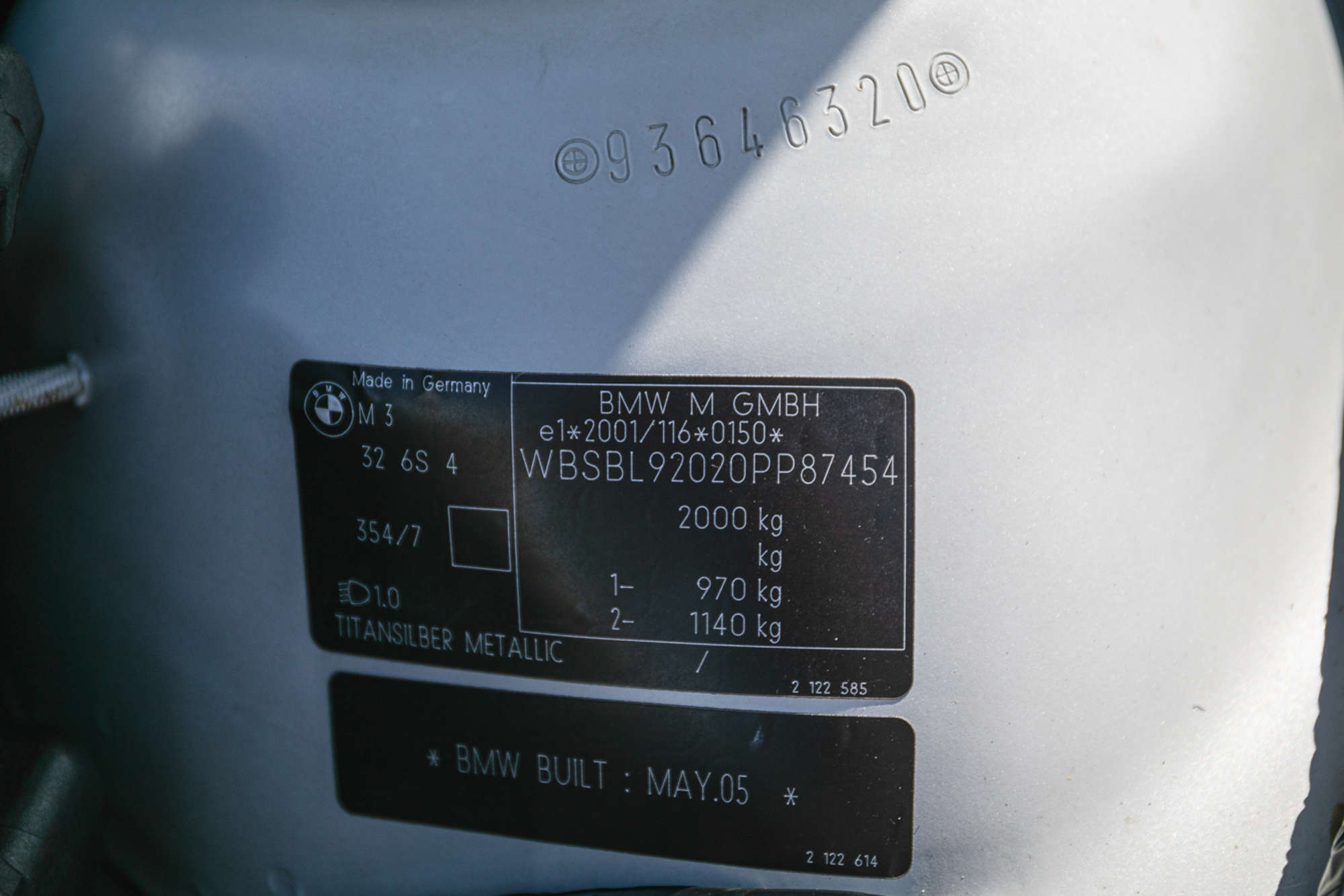 2005 BMW M3 (E46)-Sold