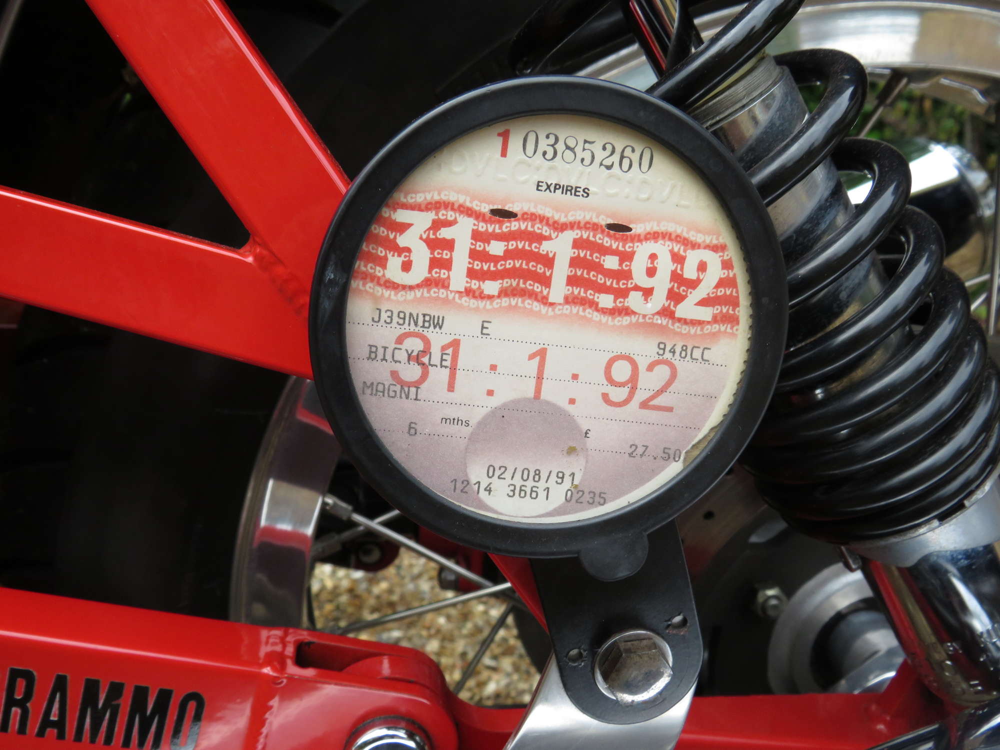 1991 Magni Sfida 1000 948cc-Sold