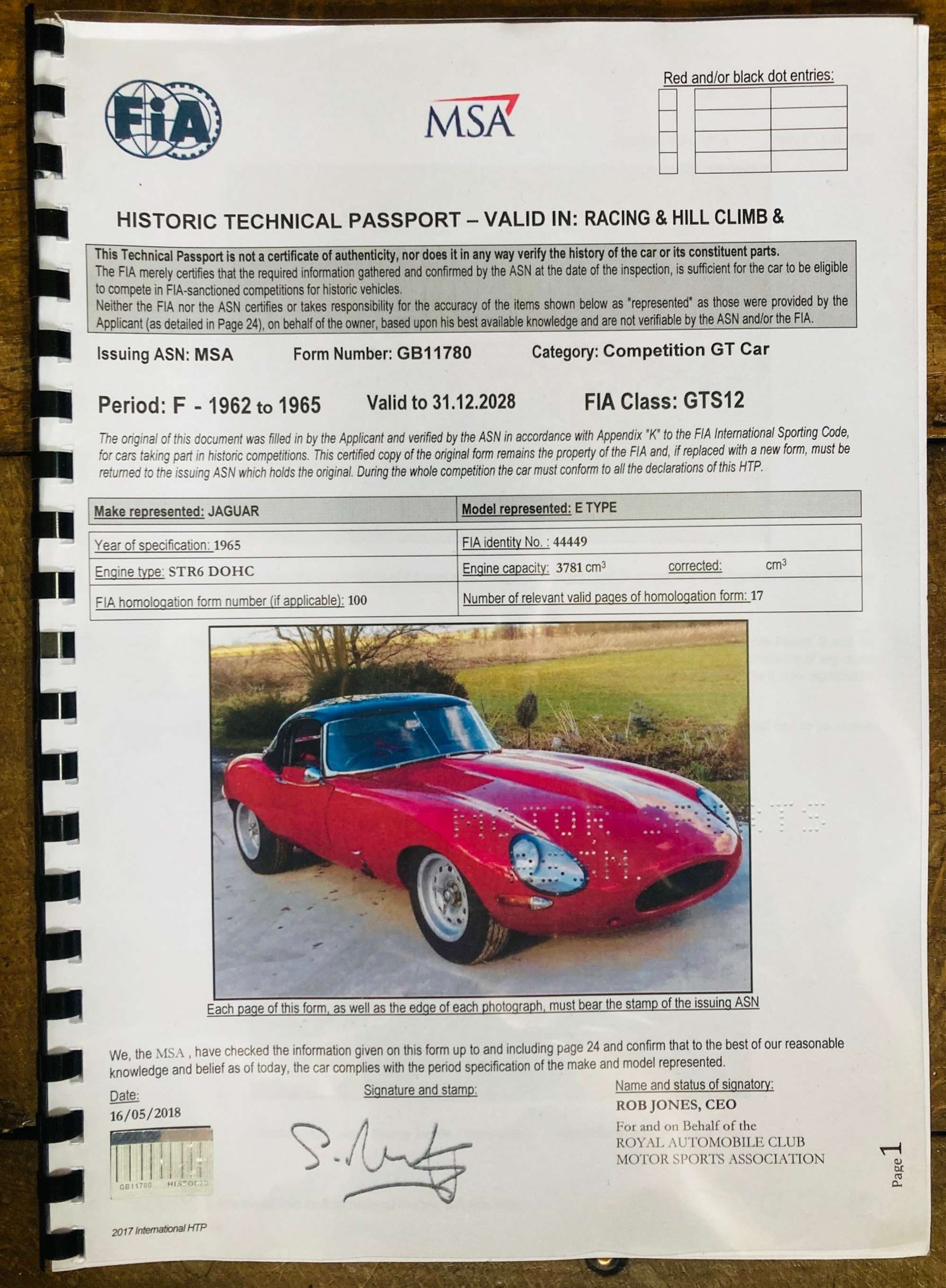 1963 Jaguar E-Type Series 1 3.8 Roadster (FIA papers)-Sold