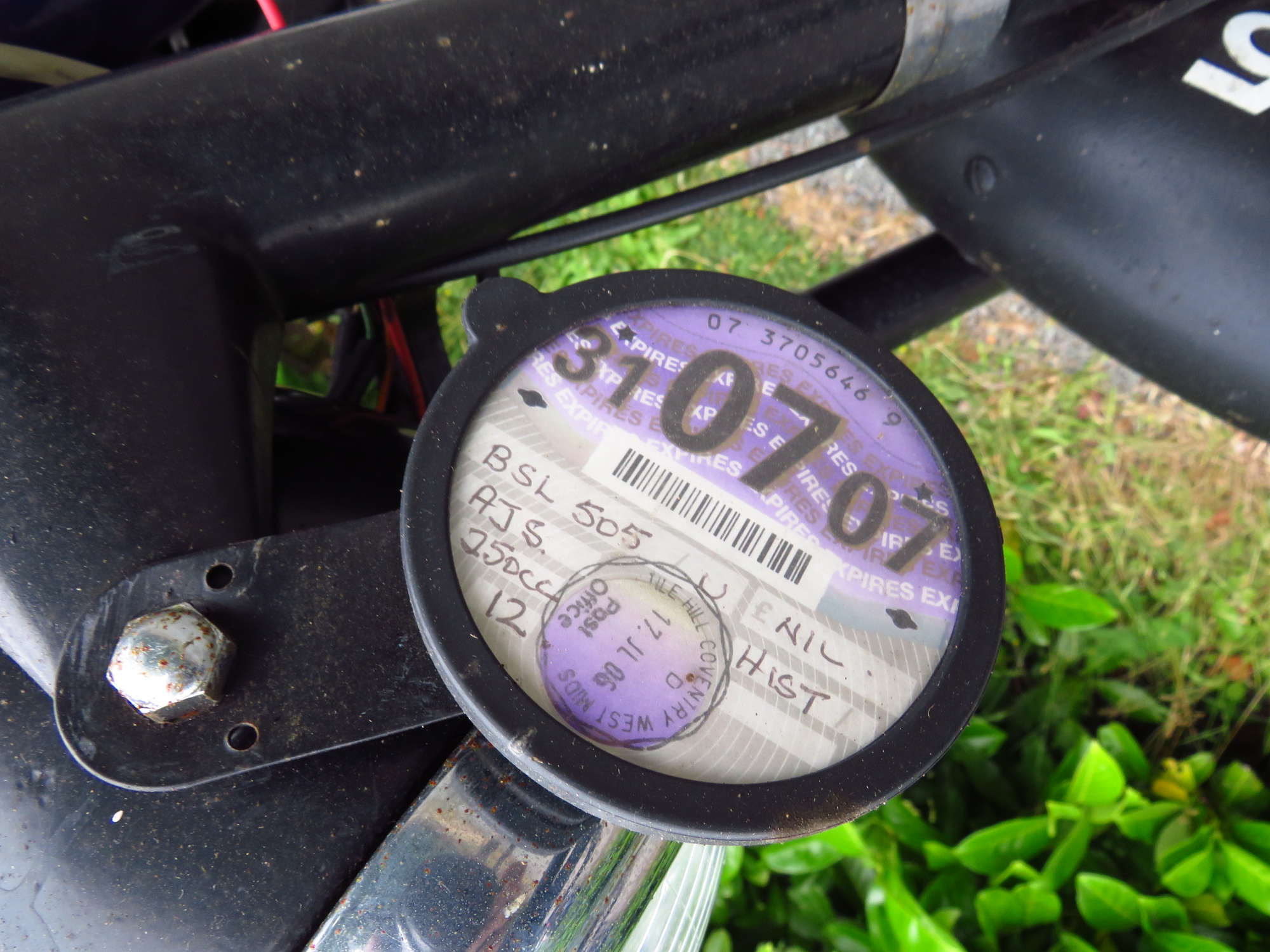 1962 AJS Model 14S 250cc-Sold