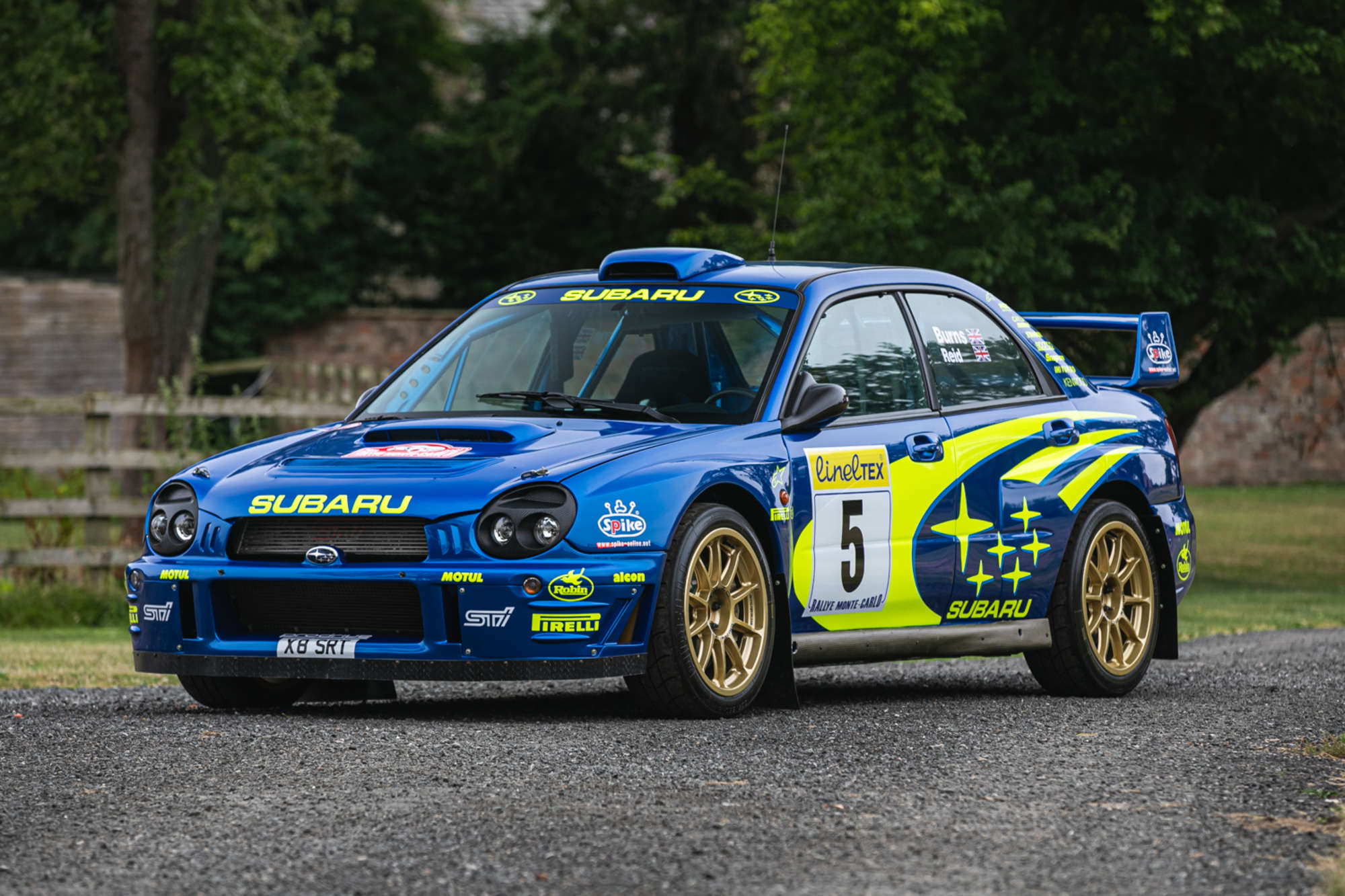 2001 Subaru Impreza WRC Ex-Richard Burns-Sold
