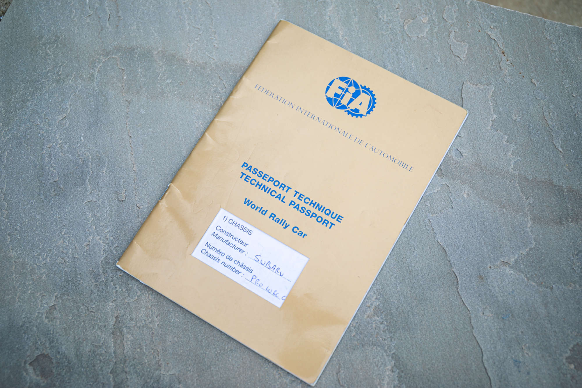 2001 Subaru Impreza WRC Ex-Richard Burns-Sold