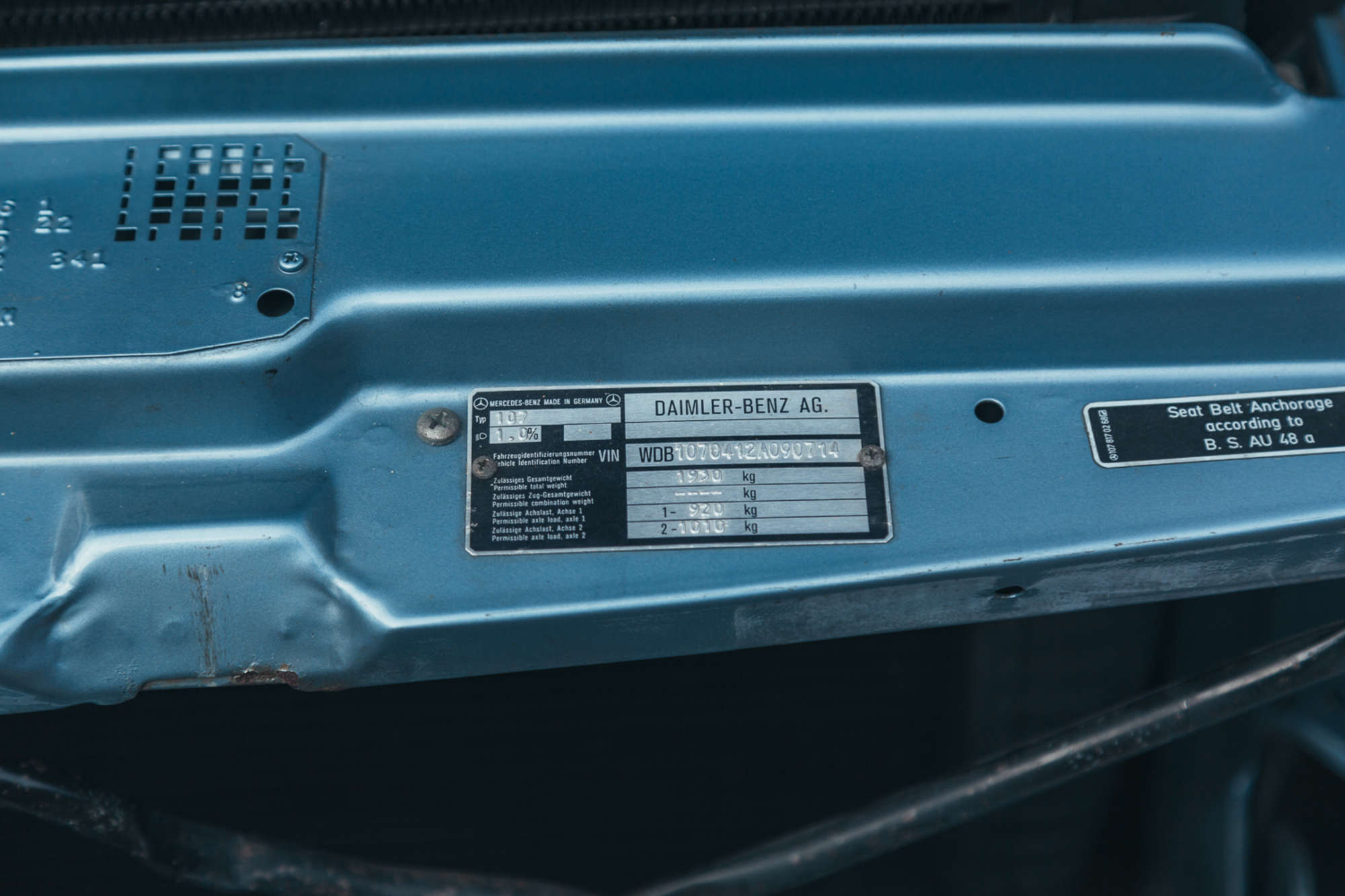 1988 Mercedes-Benz 300SL (R107)-Sold