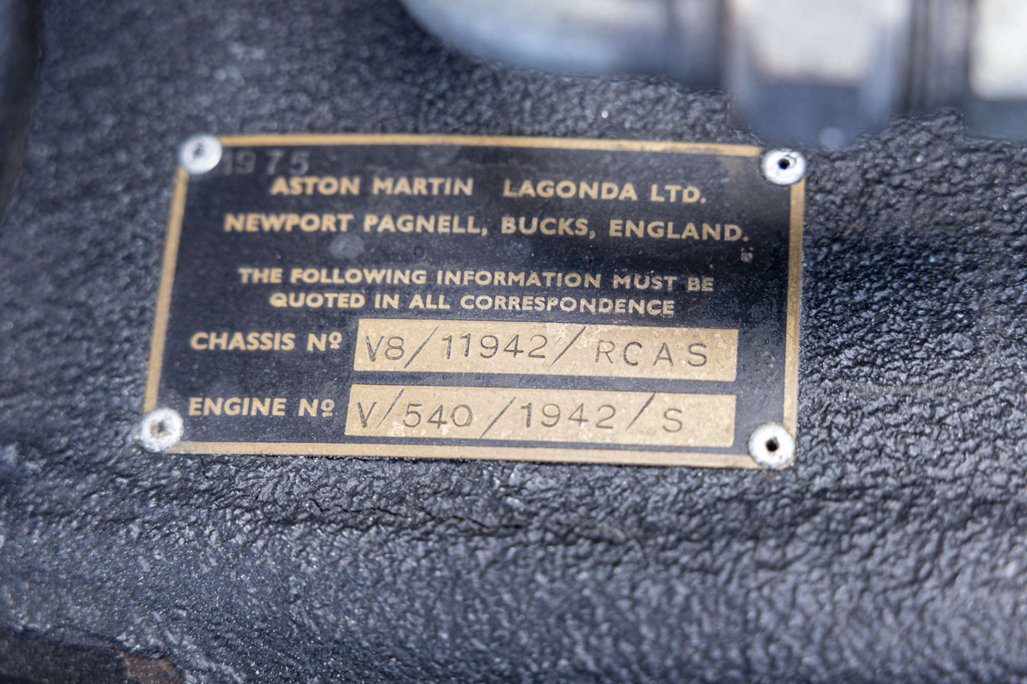 1978 Aston Martin V8 Series 3-Auction Lot