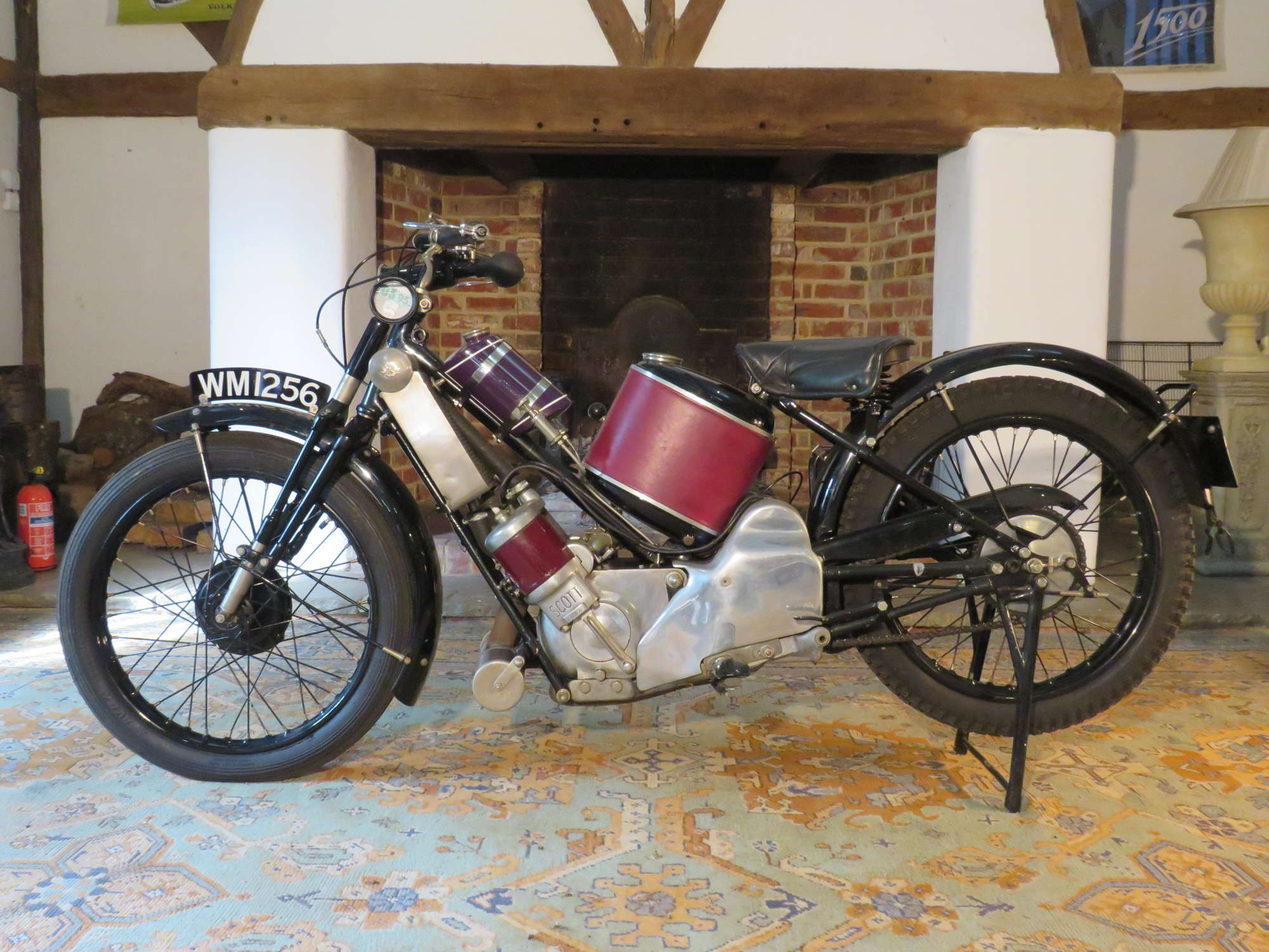 1927 Scott 3-Speed Super Squirrel 496cc-Sold