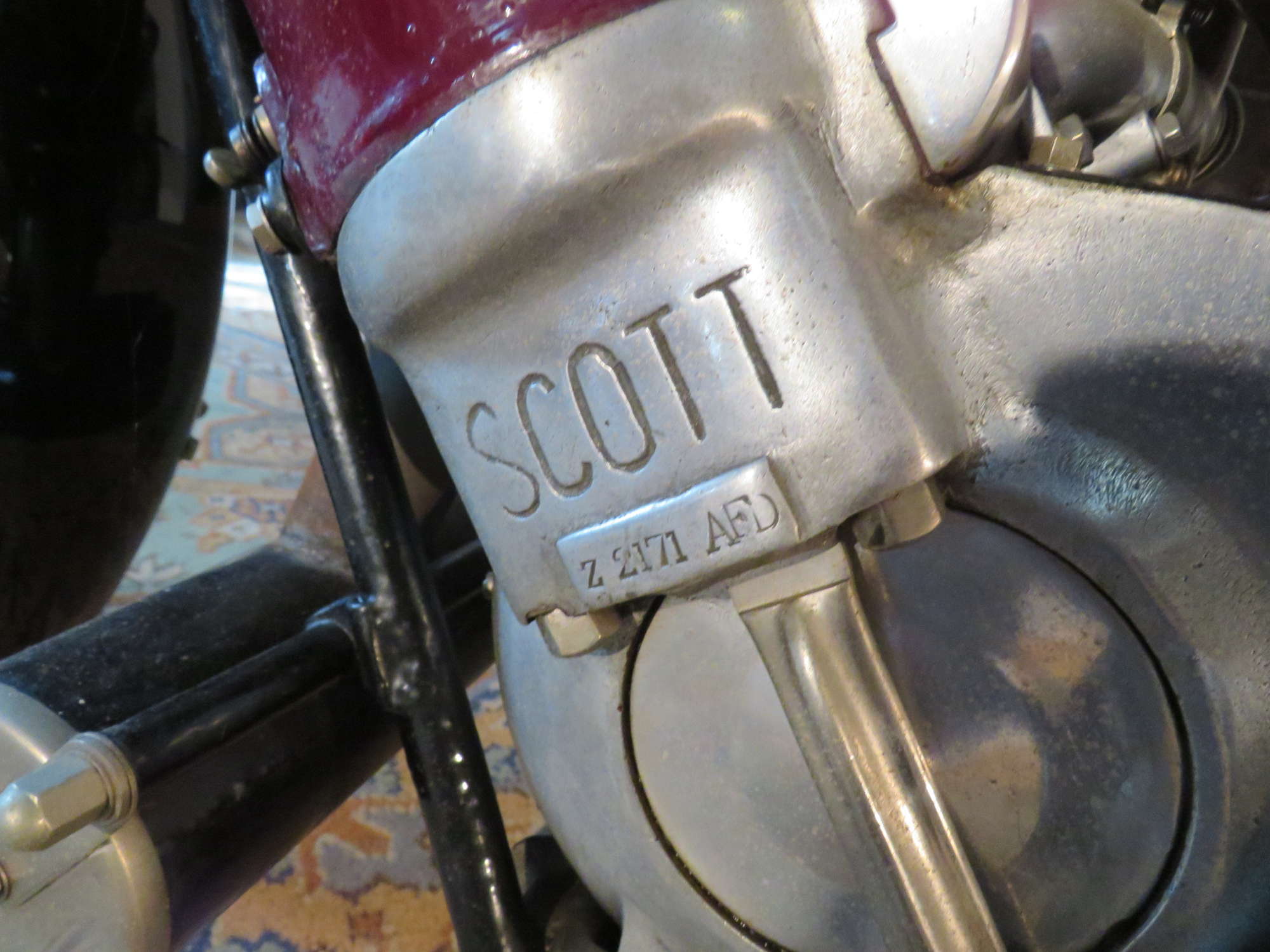 1927 Scott 3-Speed Super Squirrel 496cc-Sold
