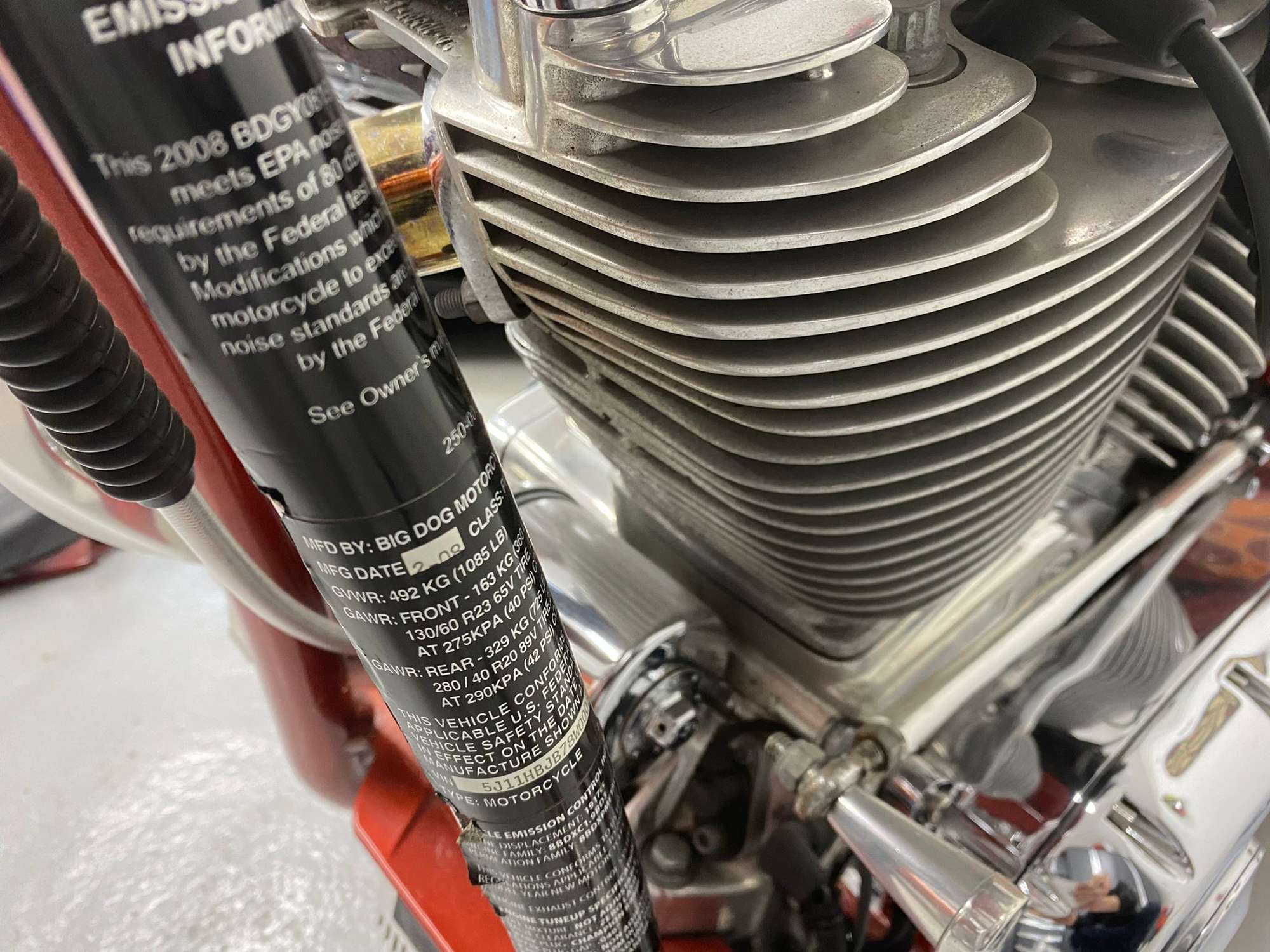 2008 Big Dog Motorcycles 'Pitbull' 1,917cc-Sold