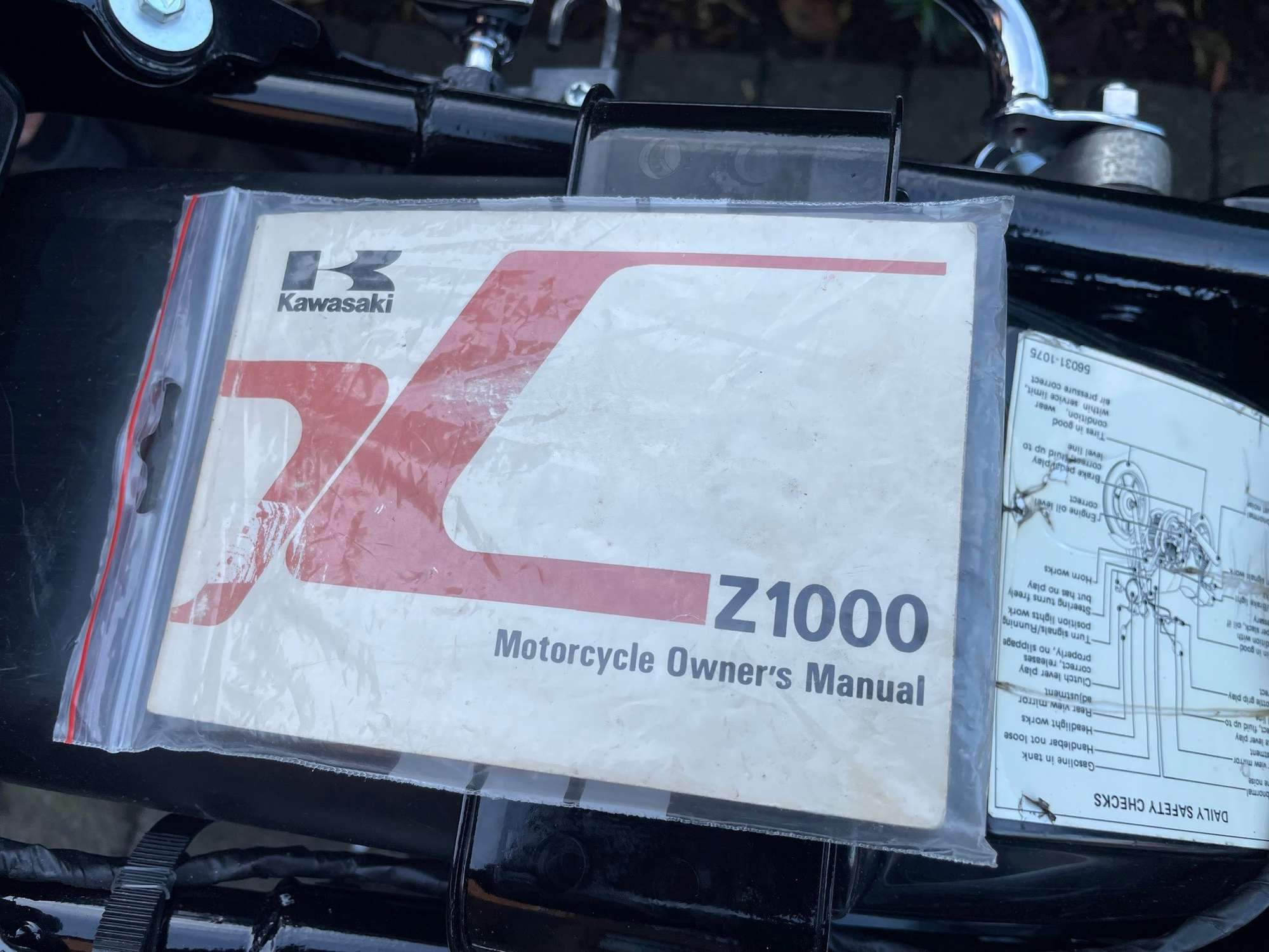 1982 Kawasaki Z1000 J2 998cc-Sold