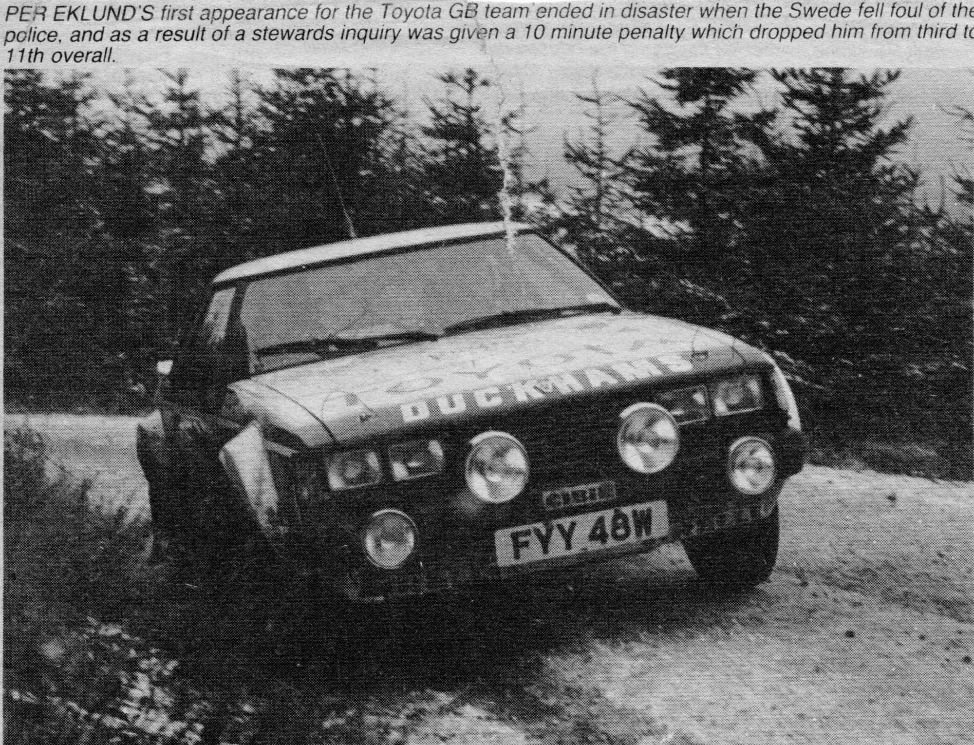 1979 Toyota Celica GT RA40 Group 4 Ex-Works WRC Rally Car - -Sold