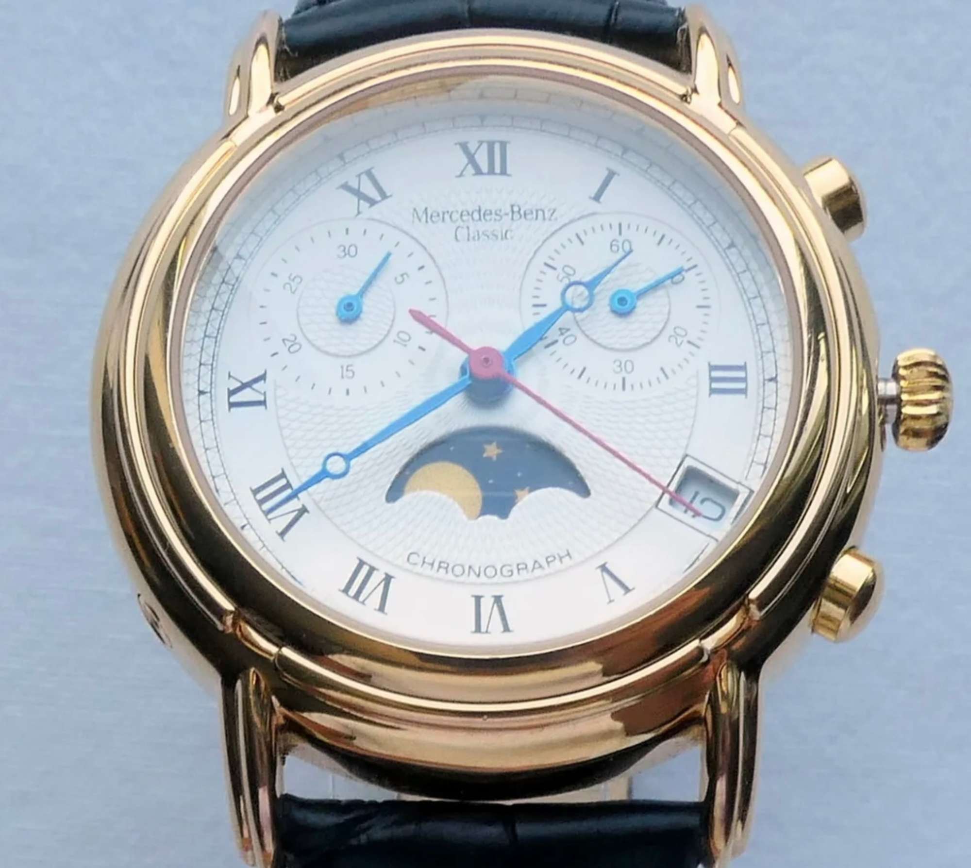 A Superb, Original Mercedes-Benz Moonphase Chronograph-Auction Lot